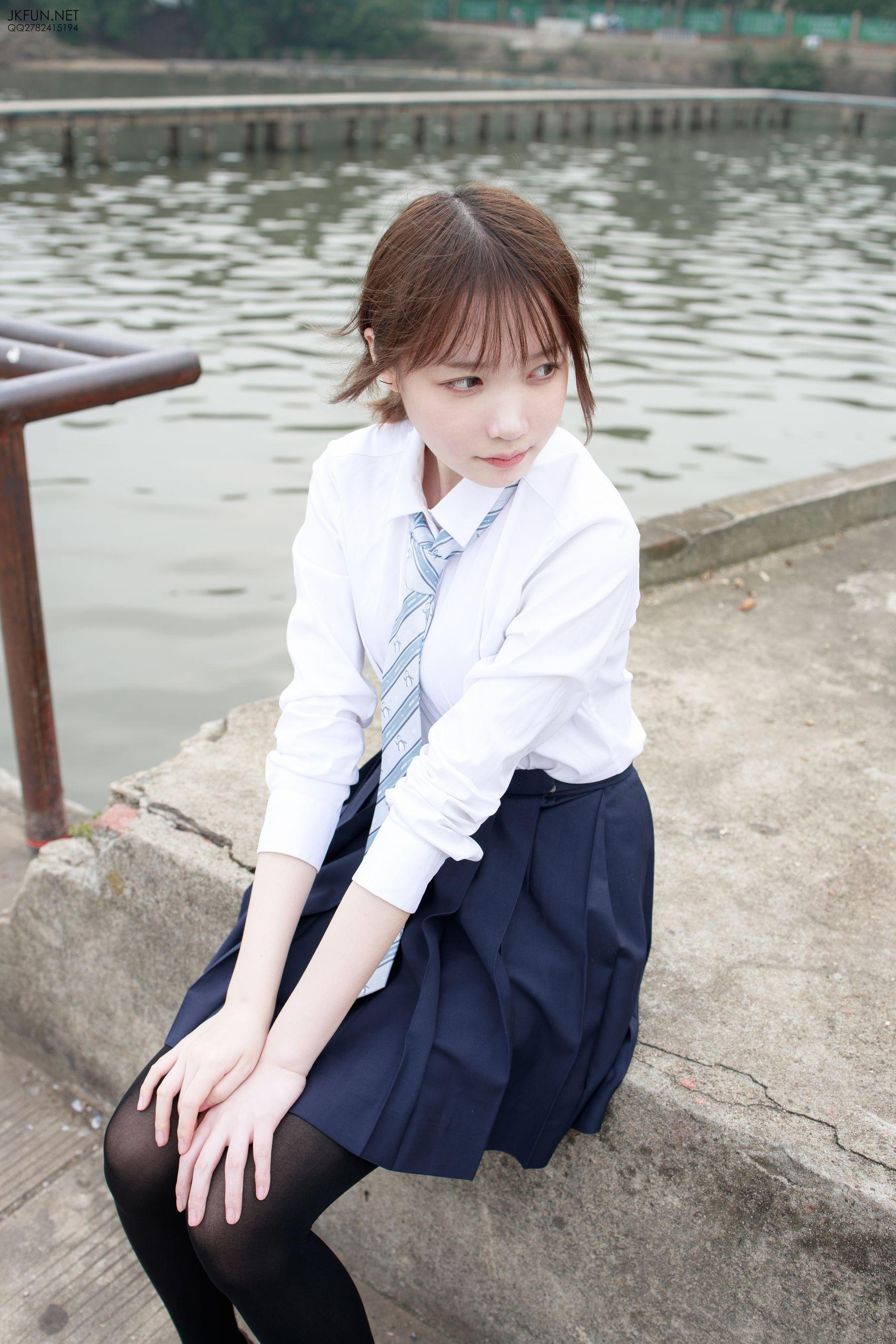 [森萝财团] JKFUN-006 Aika 日系黑丝 [140P]插图8