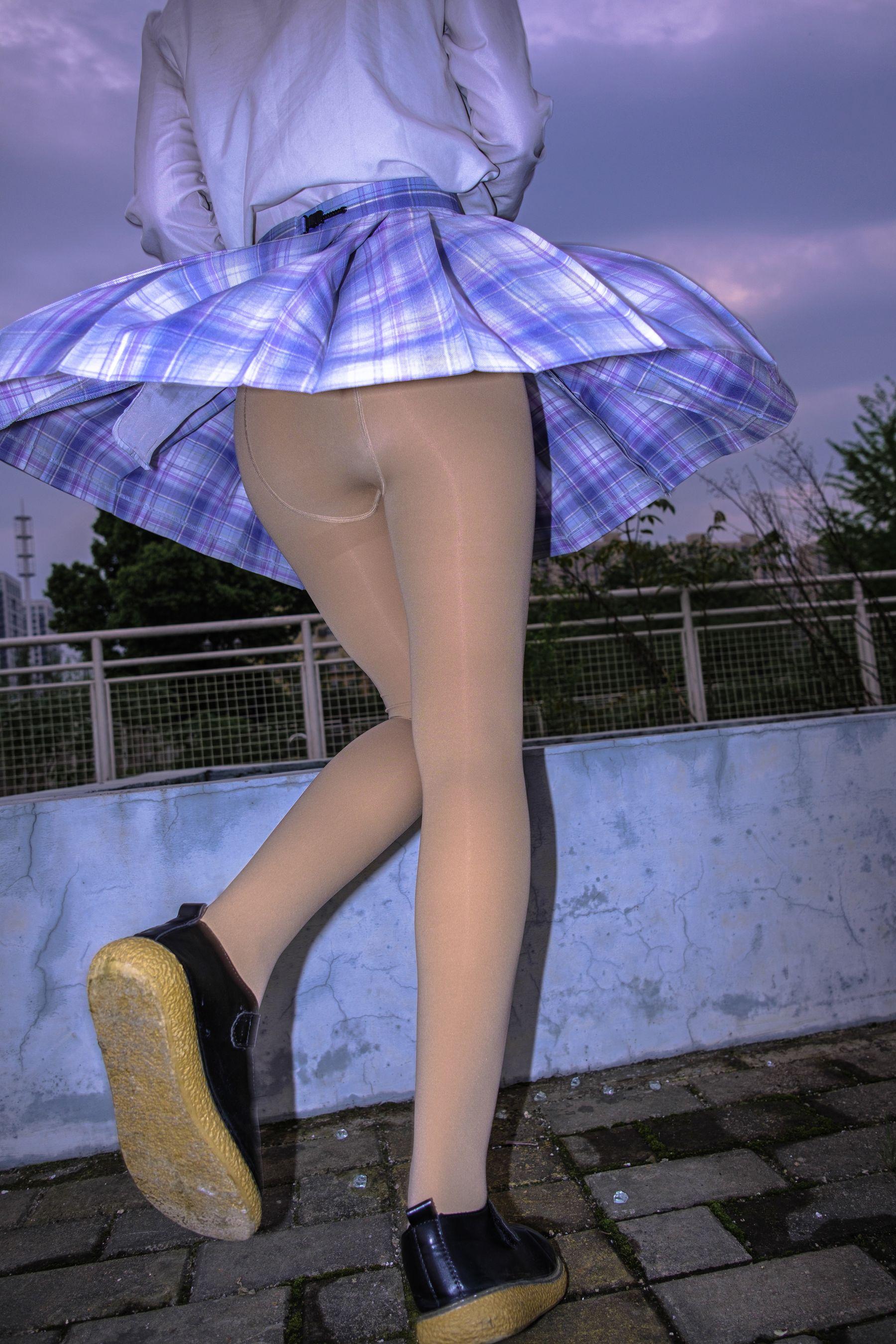 森萝财团 月下-001 小夜 肉丝 300D 真空 [76P]插图8