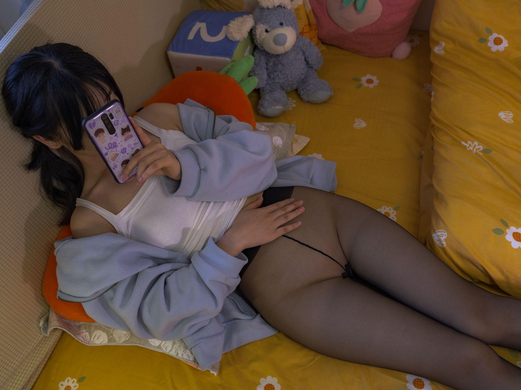 森萝财团 月下-007 小夜 黑丝 10D 超薄 [100P]插图2