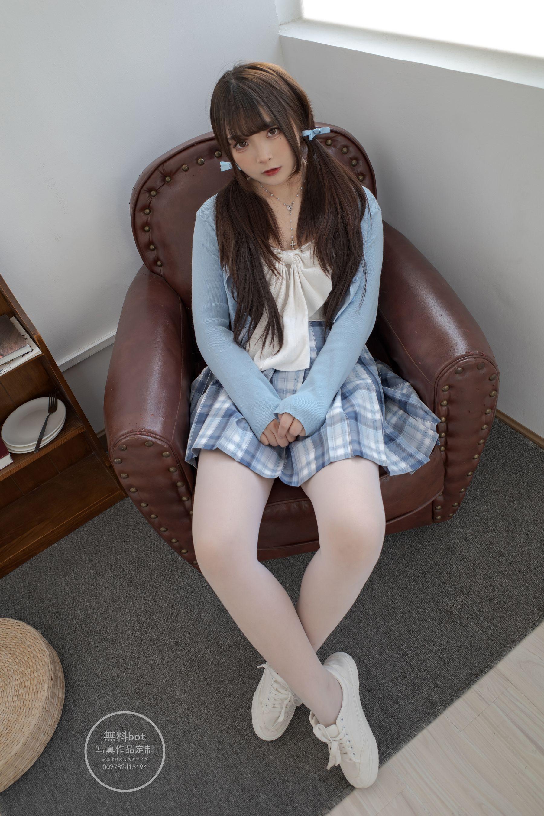 森萝财团写真 有料 NO.008 古川kagura 沙发上的白丝 [66P]插图9