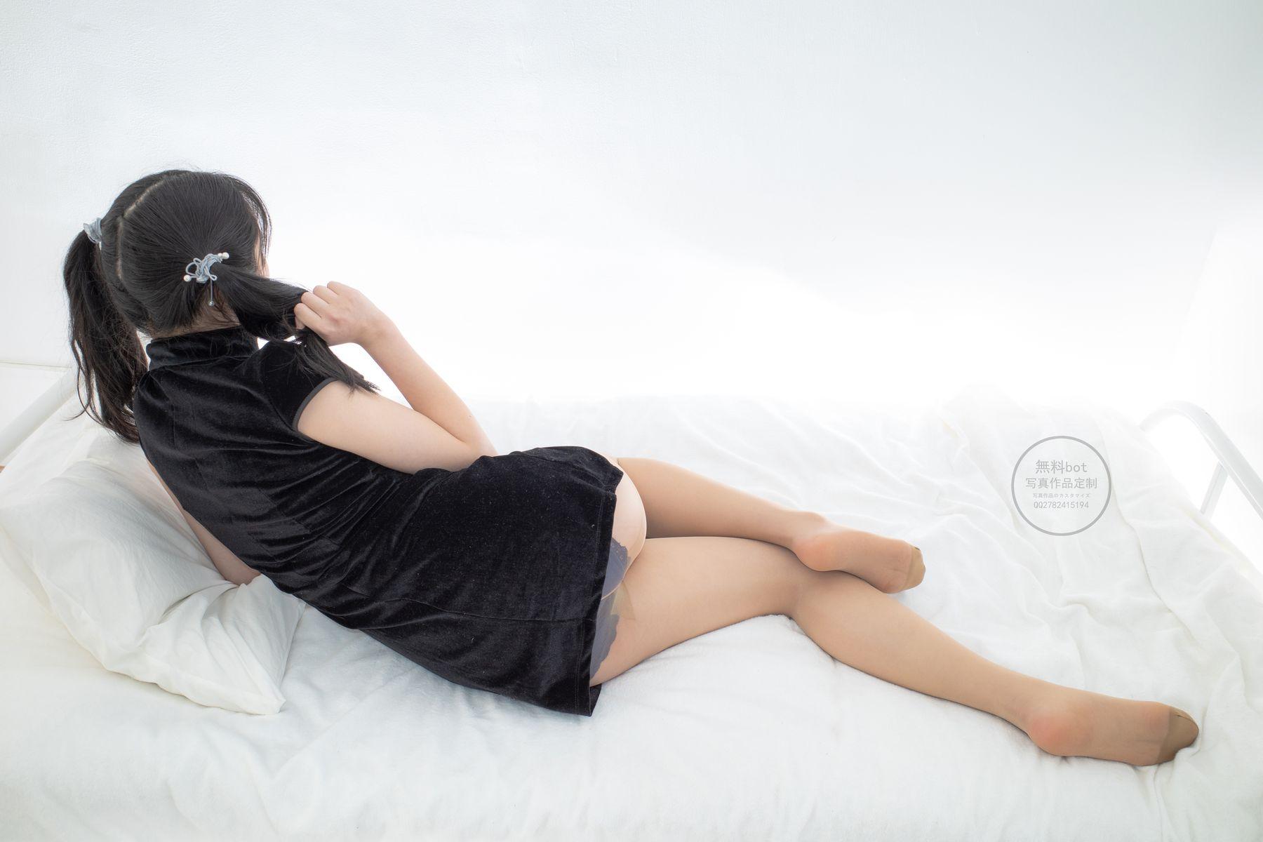 森萝财团写真 有料 NO.032 匿名 黑丝绒旗袍肉丝[100P]插图7
