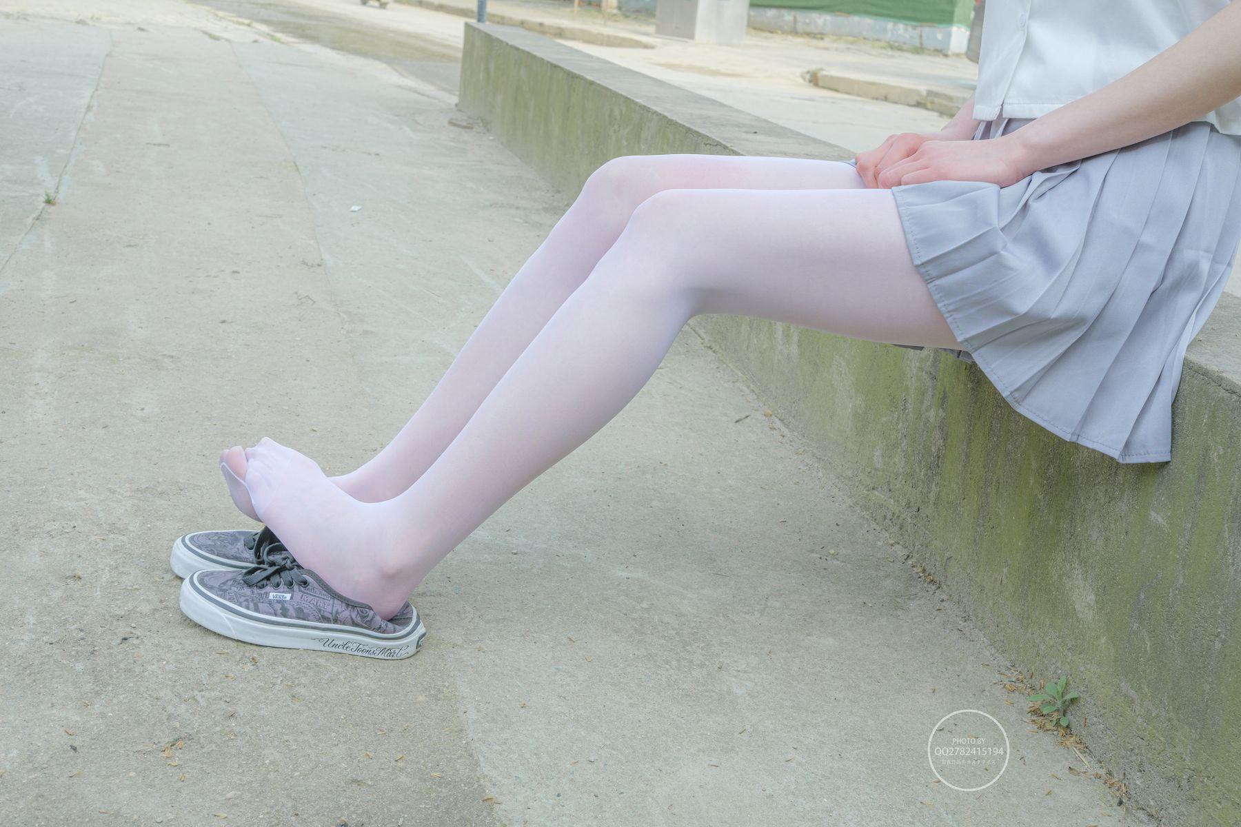 森萝财团写真 有料 NO.038 吸吸 铁轨边的JK白丝美少女 [60P]插图7