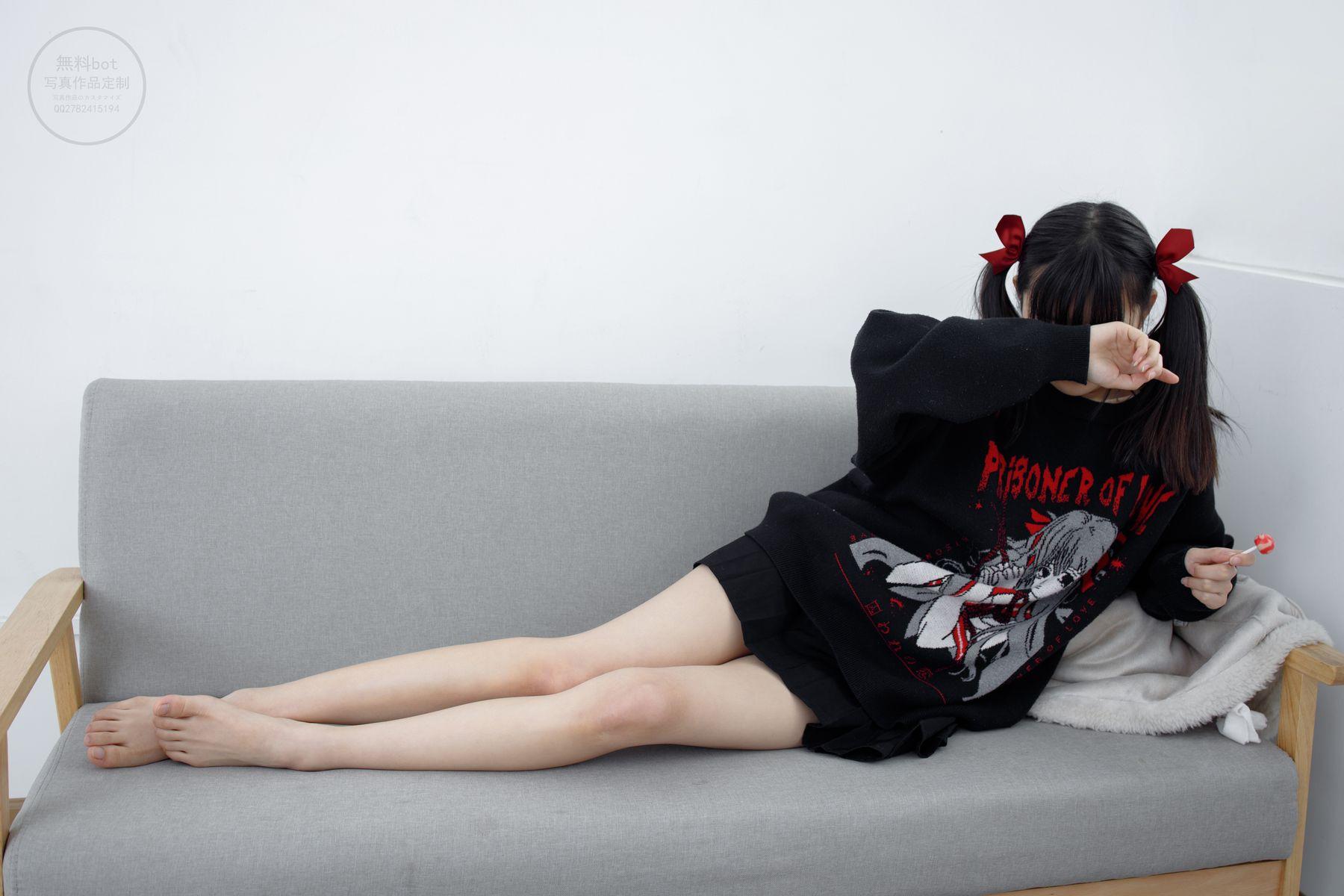 森萝财团写真 有料 NO.020 小奶糕Milky 双马尾美少女的白丝美腿 [86P]插图9
