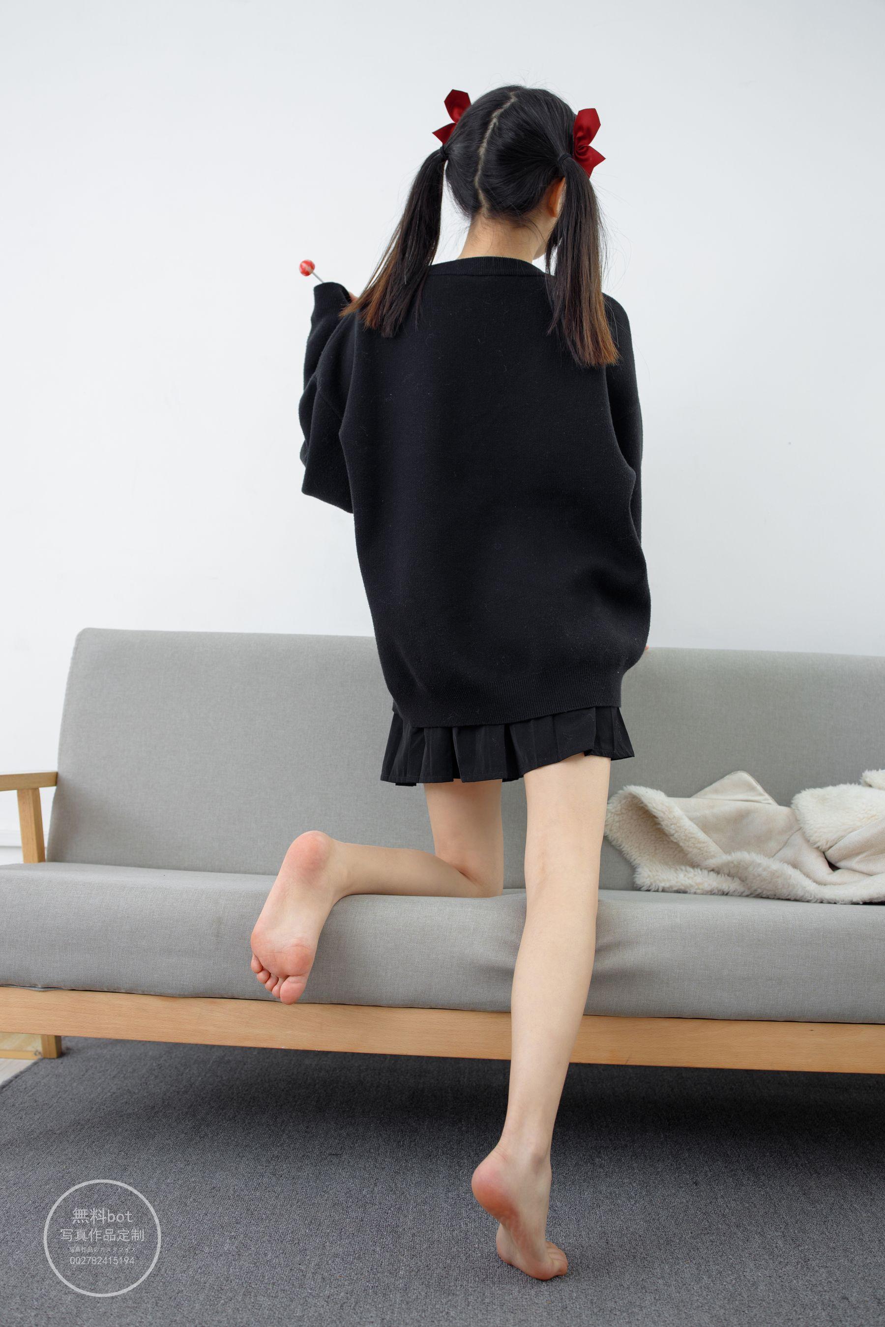 森萝财团写真 有料 NO.020 小奶糕Milky 双马尾美少女的白丝美腿 [86P]插图5