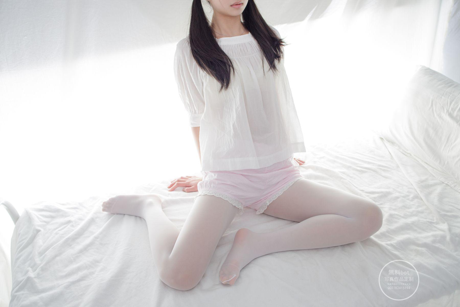 森萝财团写真 有料 NO.023 吸吸 小清新少女的私房白丝 [53P]插图6