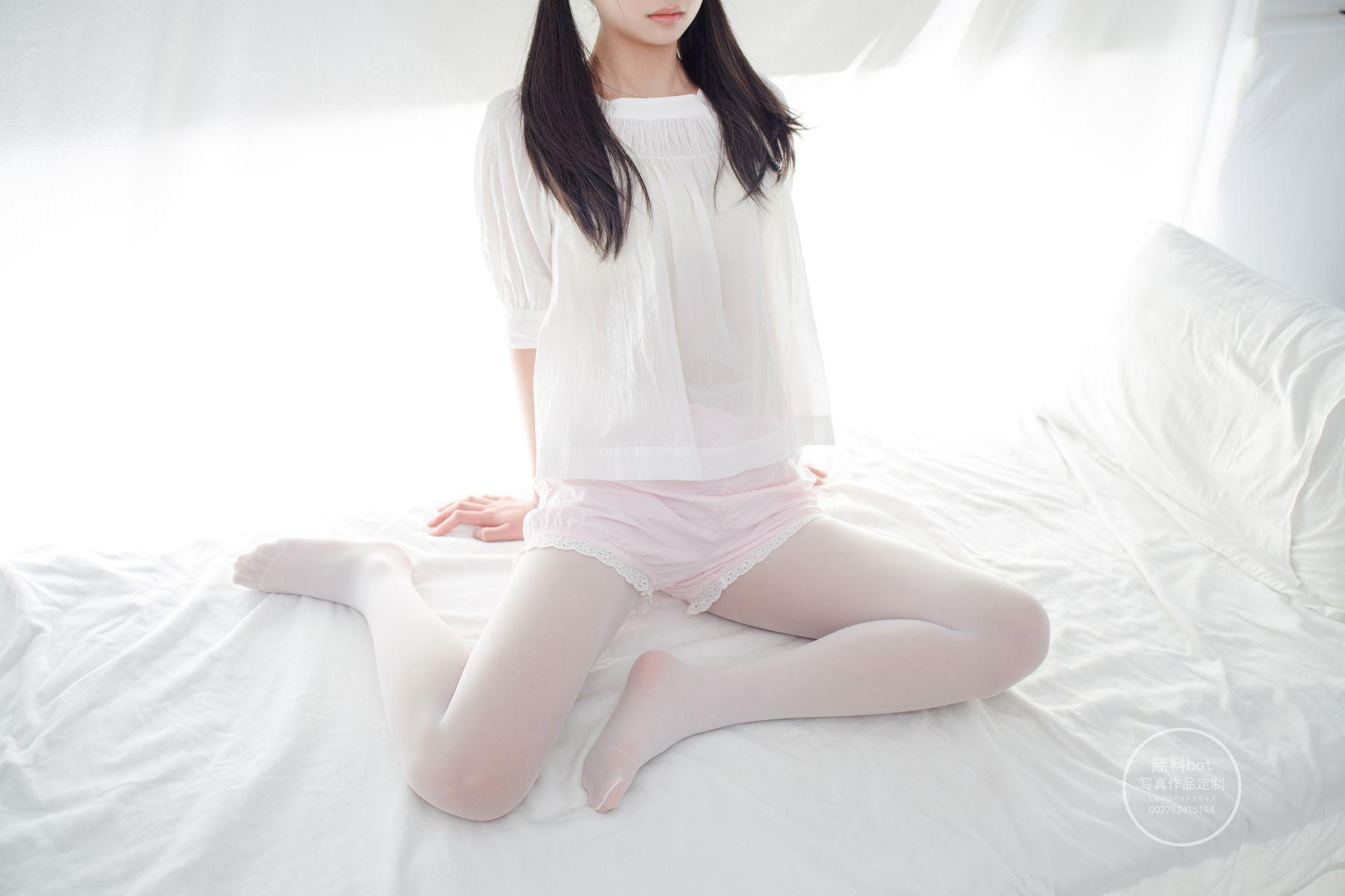 森萝财团写真 有料 NO.023 吸吸 小清新少女的私房白丝 [53P]插图7