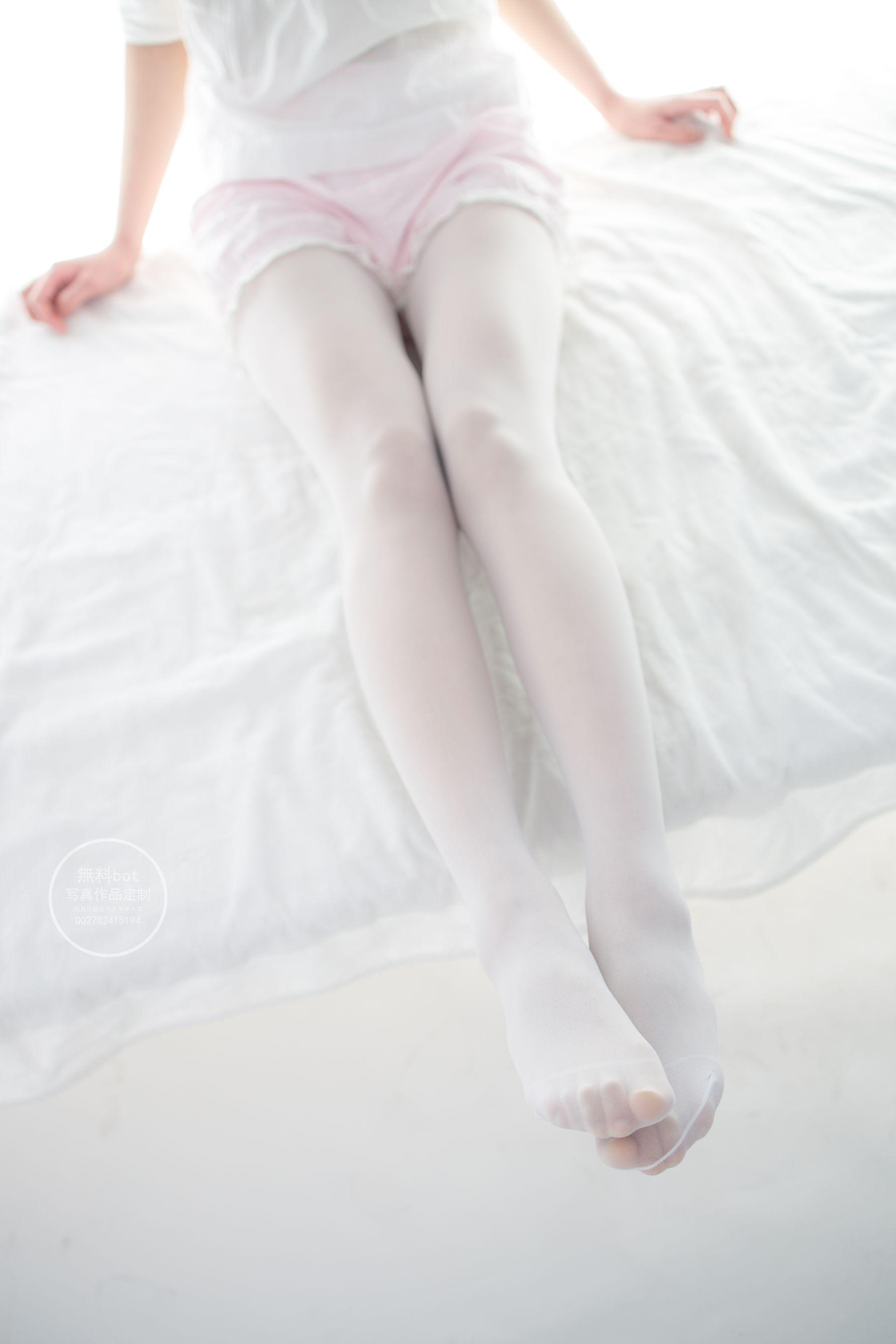 森萝财团写真 有料 NO.023 吸吸 小清新少女的私房白丝 [53P]插图2