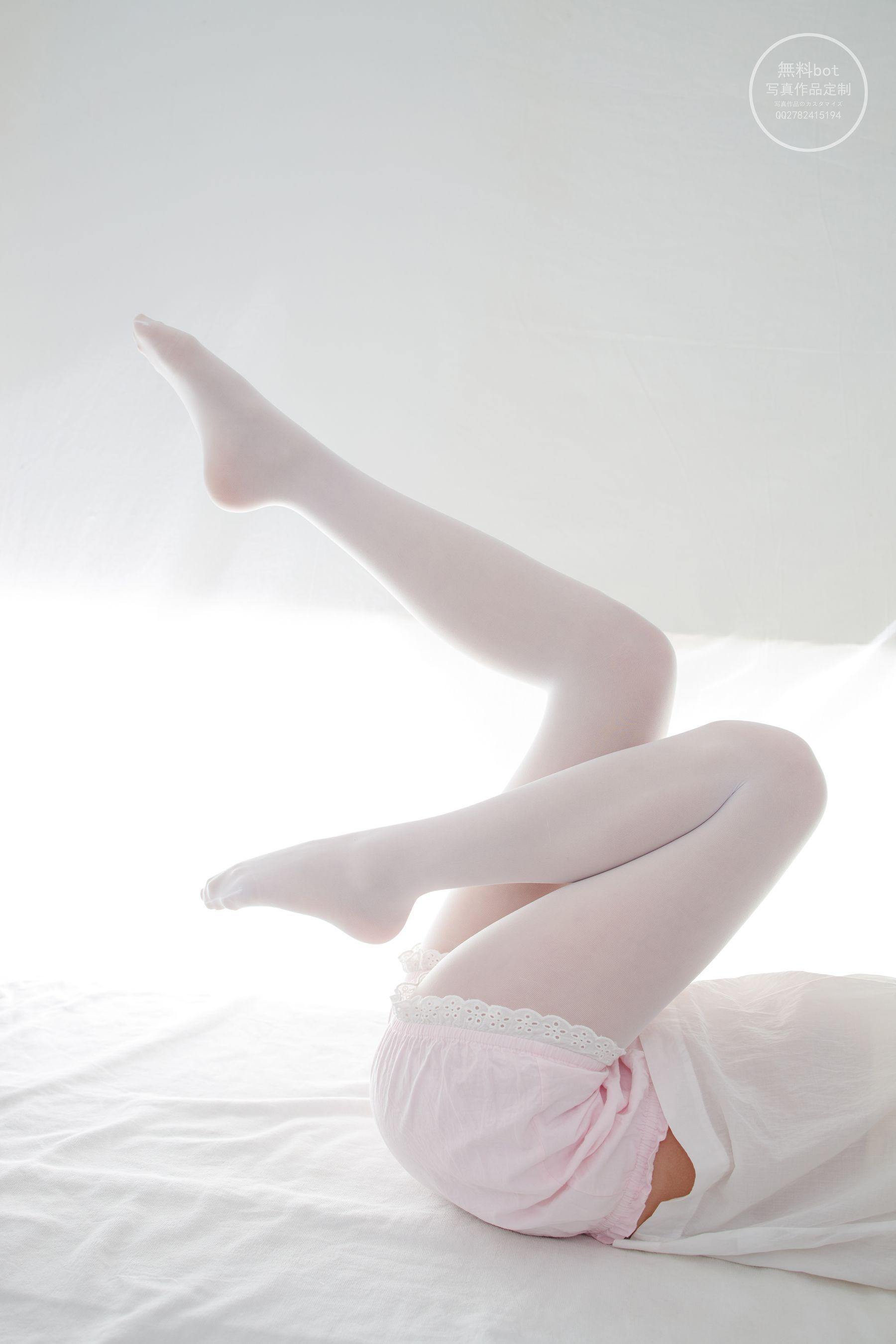 森萝财团写真 有料 NO.023 吸吸 小清新少女的私房白丝 [53P]插图4
