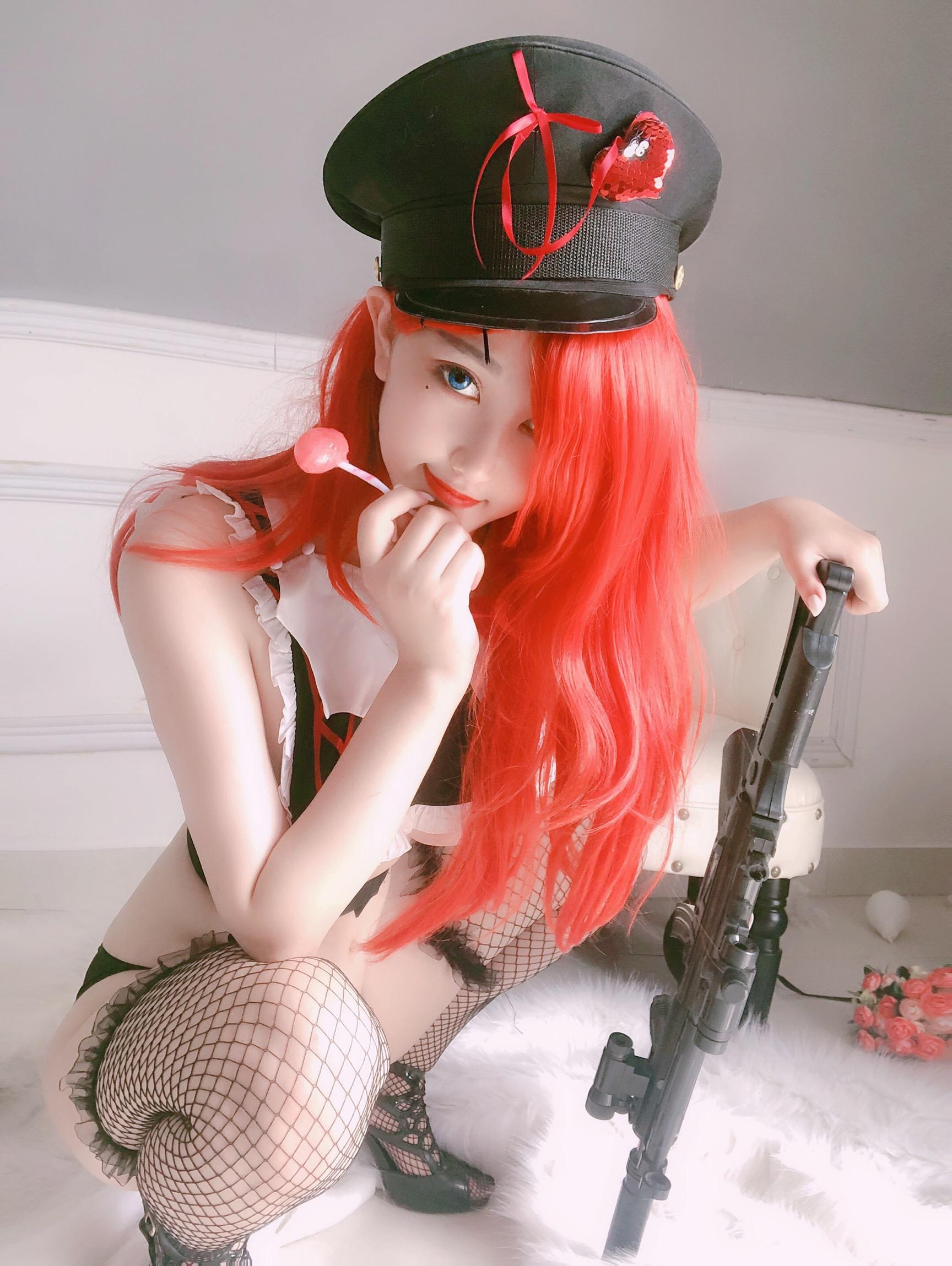 橙橙yo NO.001 红发 [52P]插图3