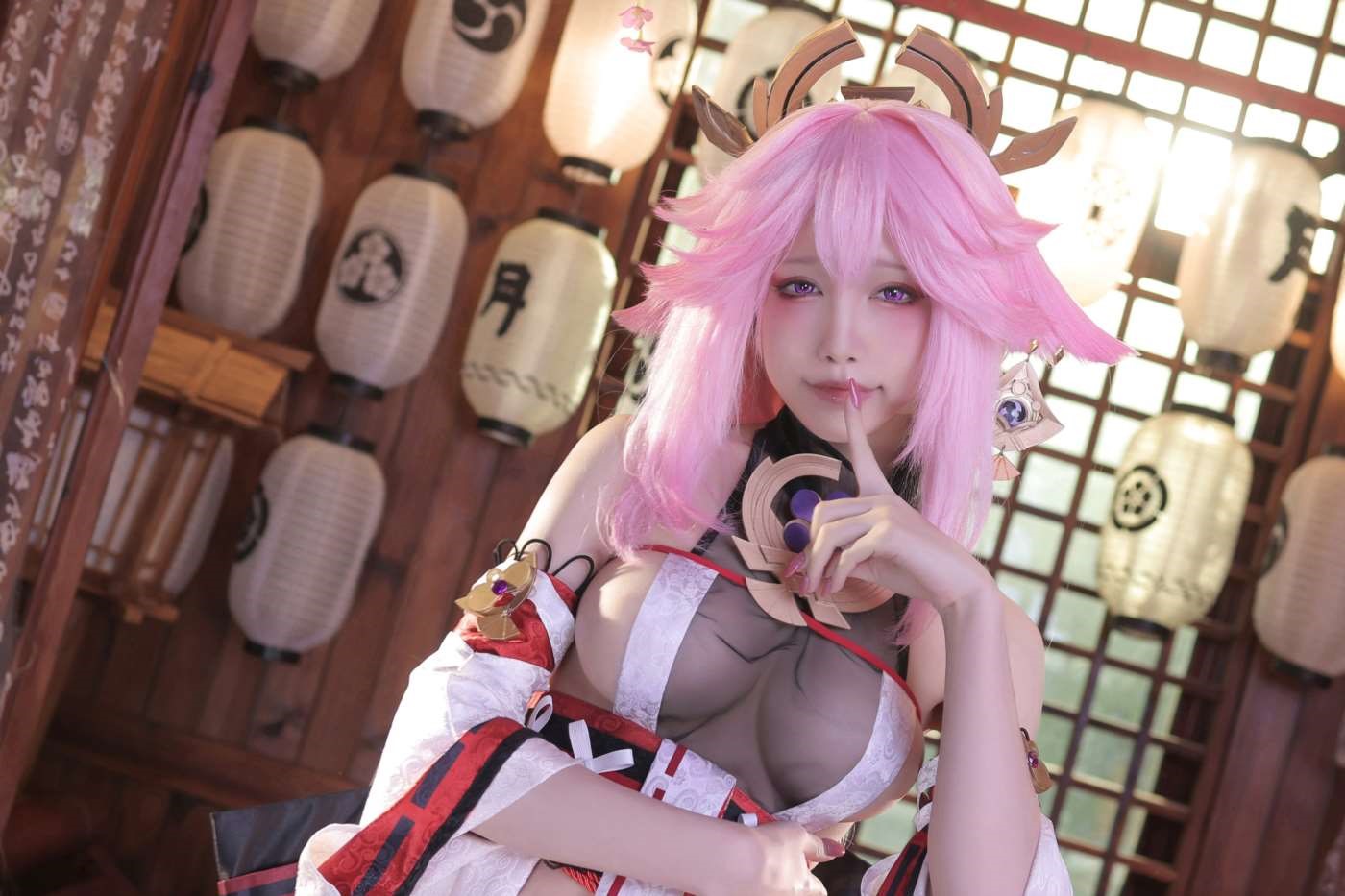 水淼aqua NO.130 新八重神子 [92P]插图6