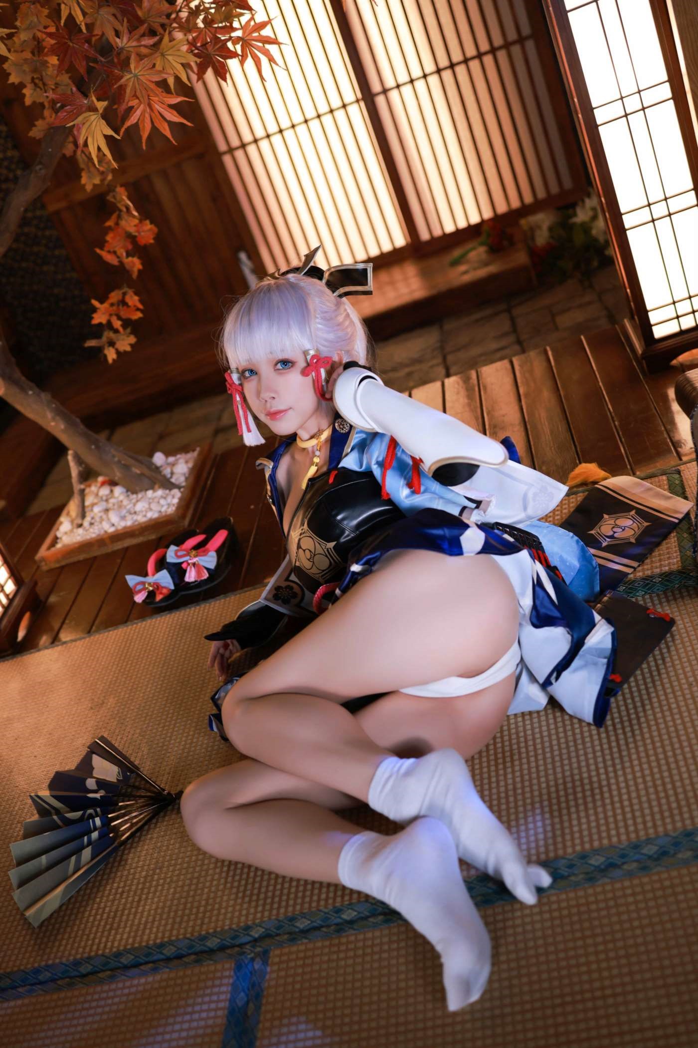 水淼aqua NO.121 Fantia 2021年11月-2022年10月套图合集(25套) [2021-11-28] 神里绫华[57P]插图6