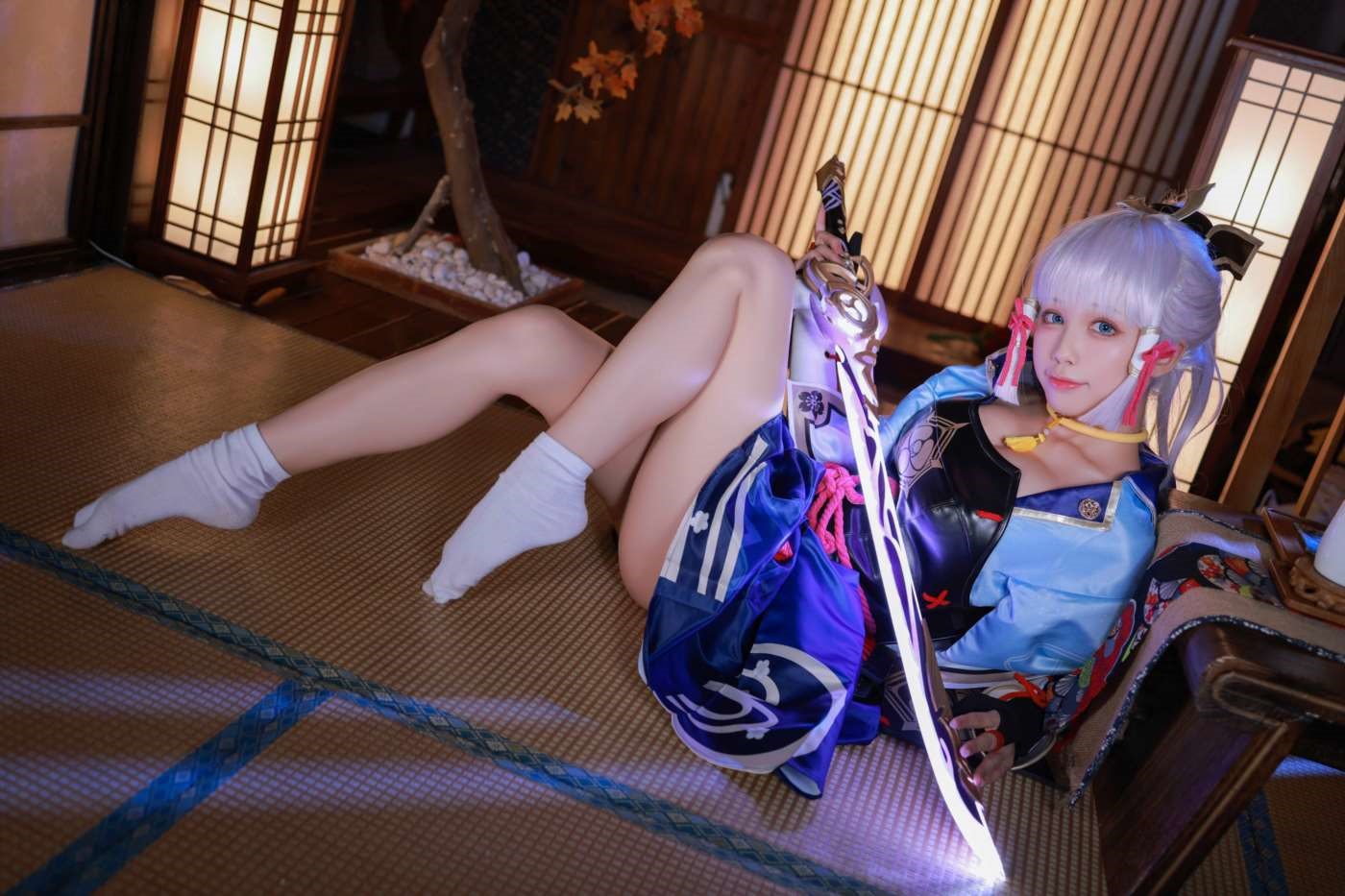 水淼aqua NO.121 Fantia 2021年11月-2022年10月套图合集(25套) [2021-11-28] 神里绫华[57P]插图5