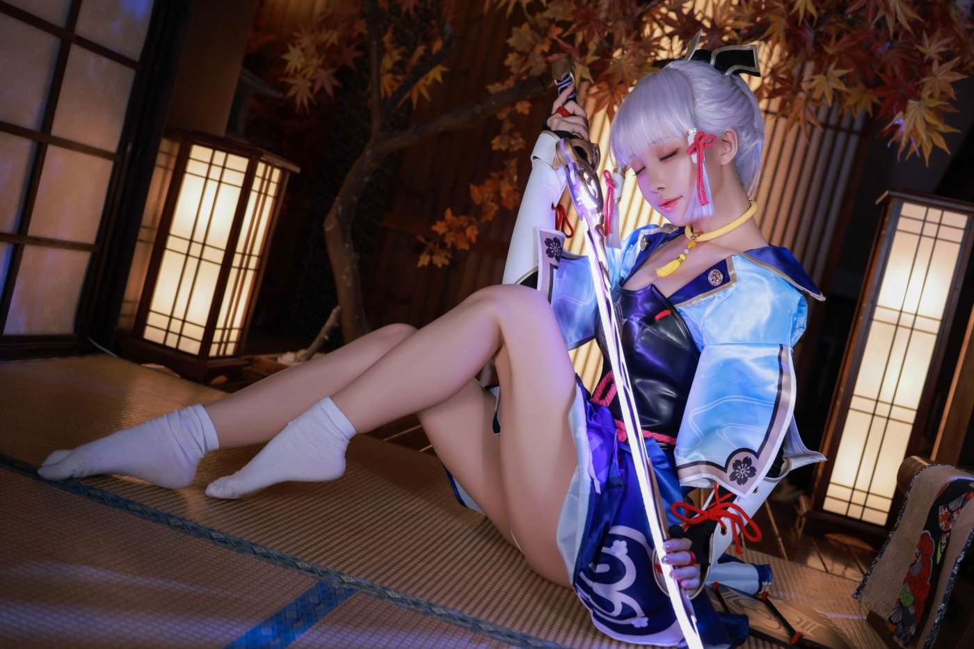 水淼aqua NO.121 Fantia 2021年11月-2022年10月套图合集(25套) [2021-11-28] 神里绫华[57P]插图6