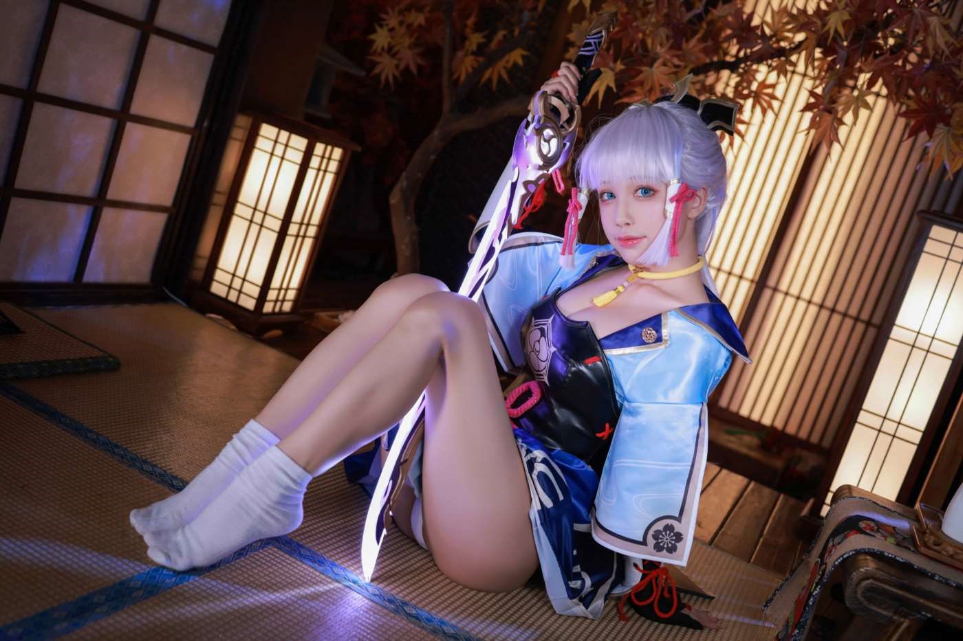 水淼aqua NO.121 Fantia 2021年11月-2022年10月套图合集(25套) [2021-11-28] 神里绫华[57P]插图7