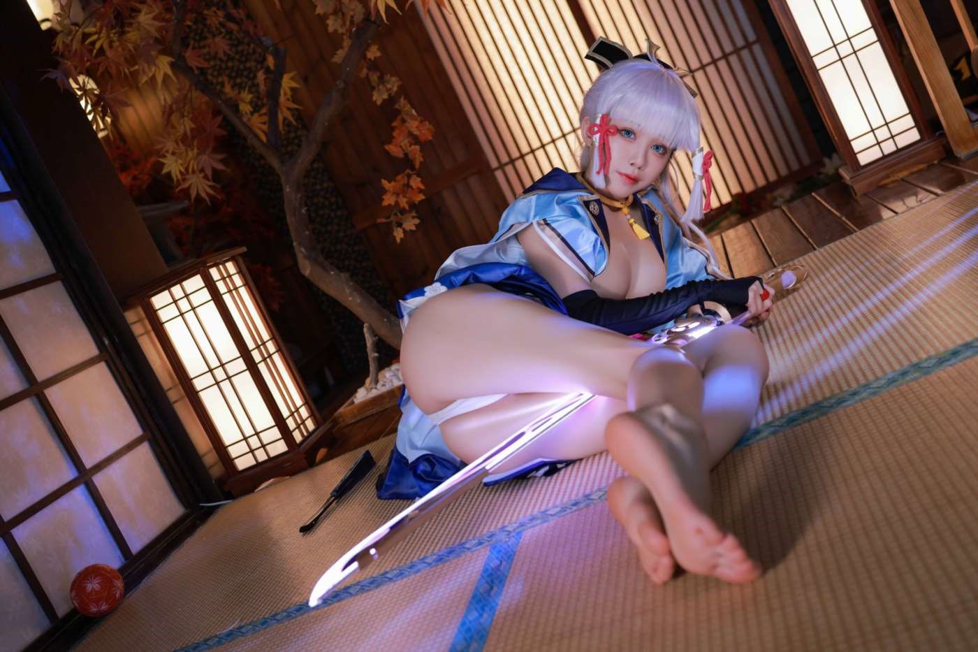 水淼aqua NO.121 Fantia 2021年11月-2022年10月套图合集(25套) [2021-11-28] 神里绫华[57P]插图1
