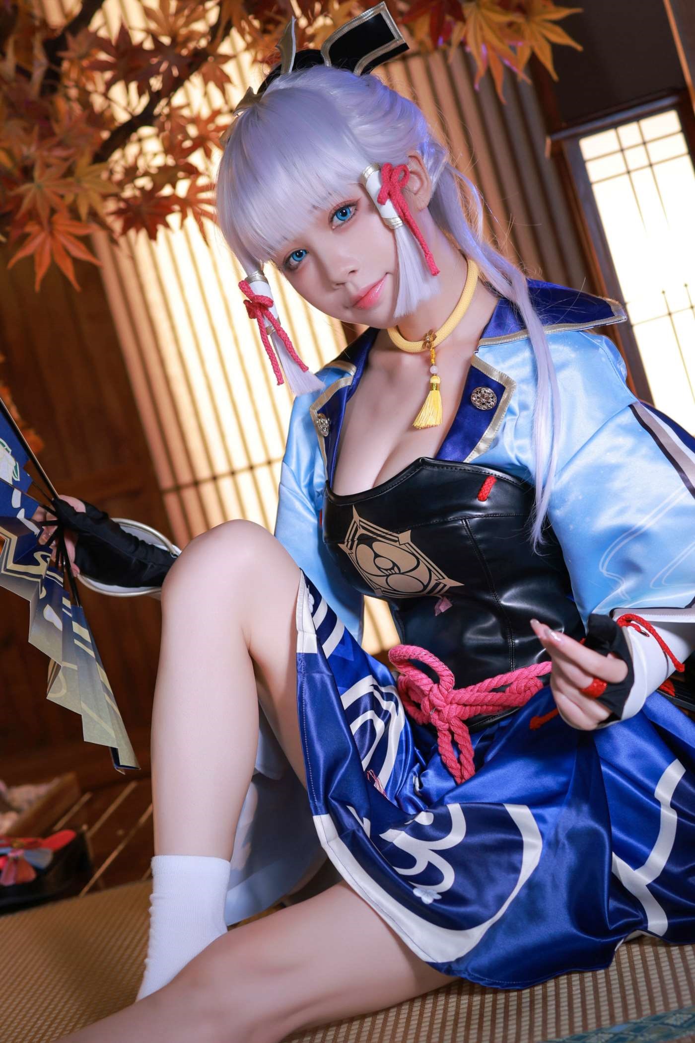 水淼aqua NO.121 Fantia 2021年11月-2022年10月套图合集(25套) [2021-11-28] 神里绫华[57P]插图7
