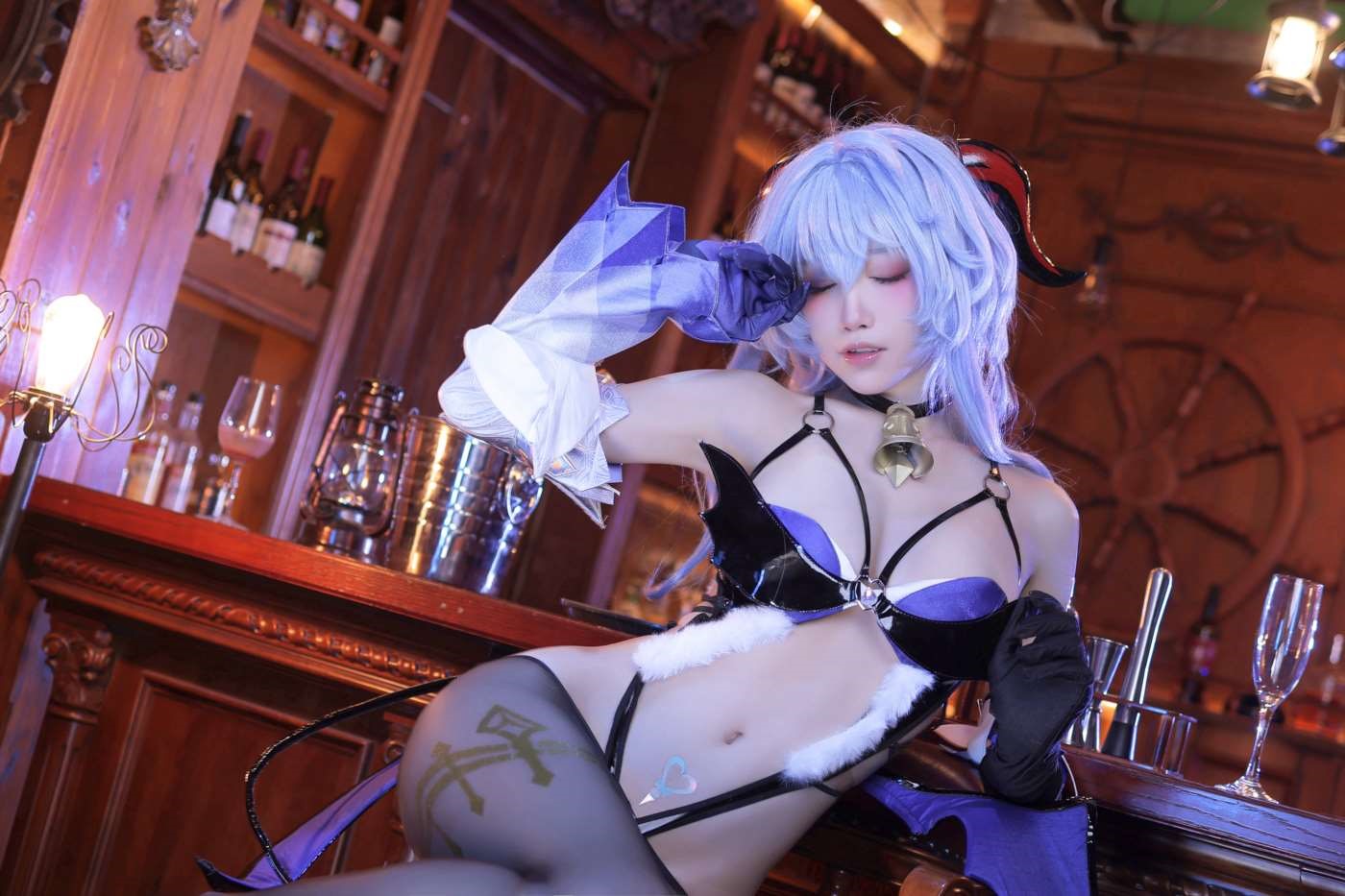 水淼aqua NO.126 甘雨-同人魅魔 [74P]插图2