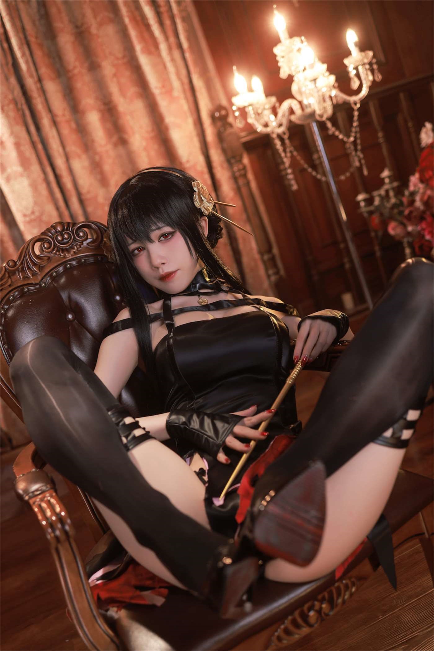水淼aqua NO.119 约尔-黑礼服 [63P]插图8