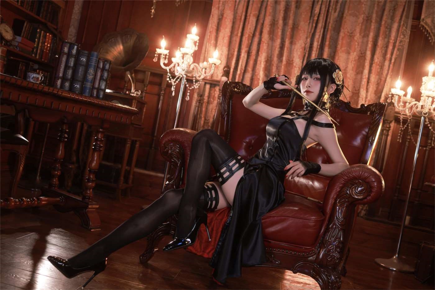 水淼aqua NO.119 约尔-黑礼服 [63P]插图2