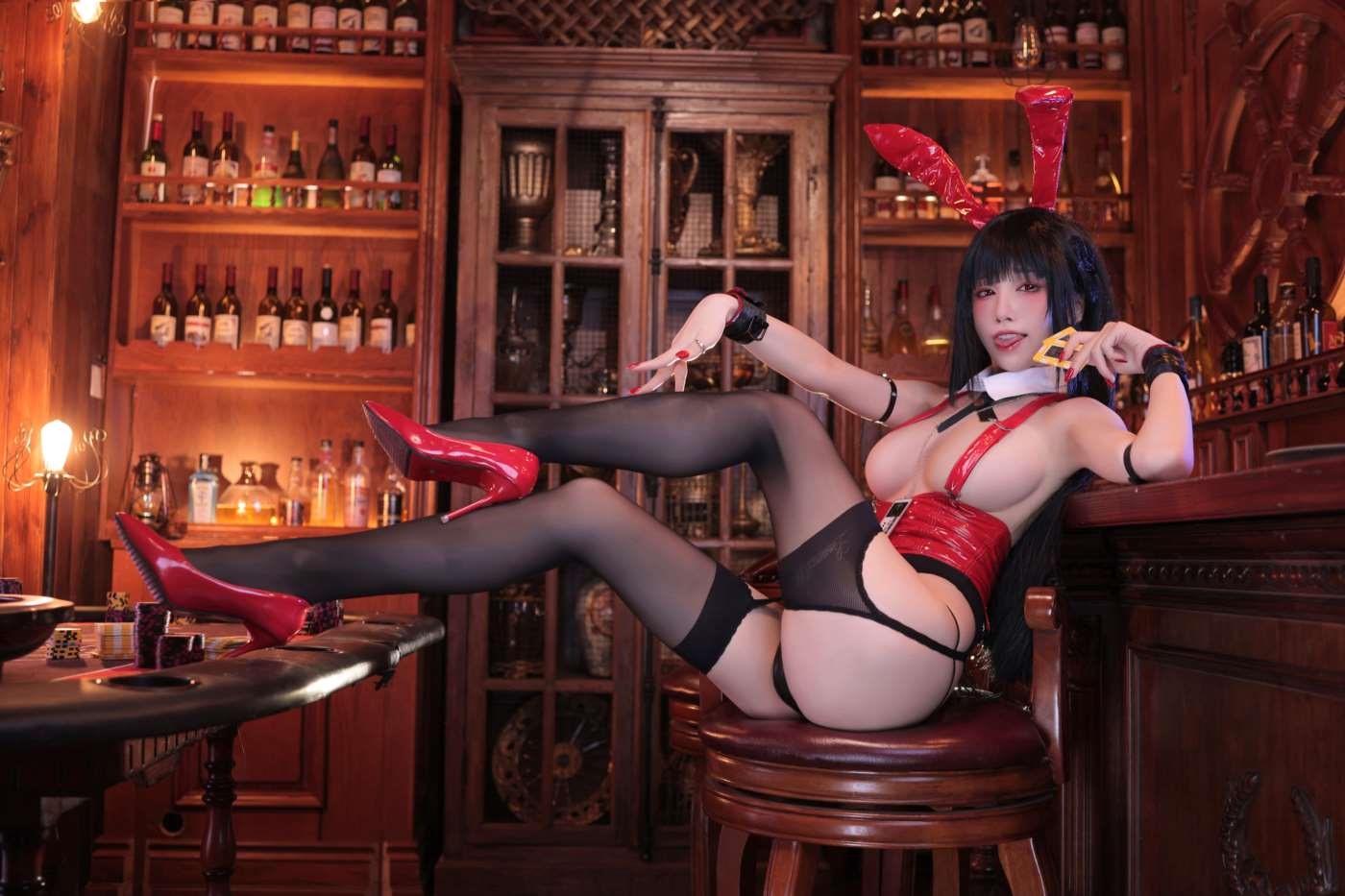 水淼aqua NO.129 蛇喰梦子同人兔女郎[67P]插图2