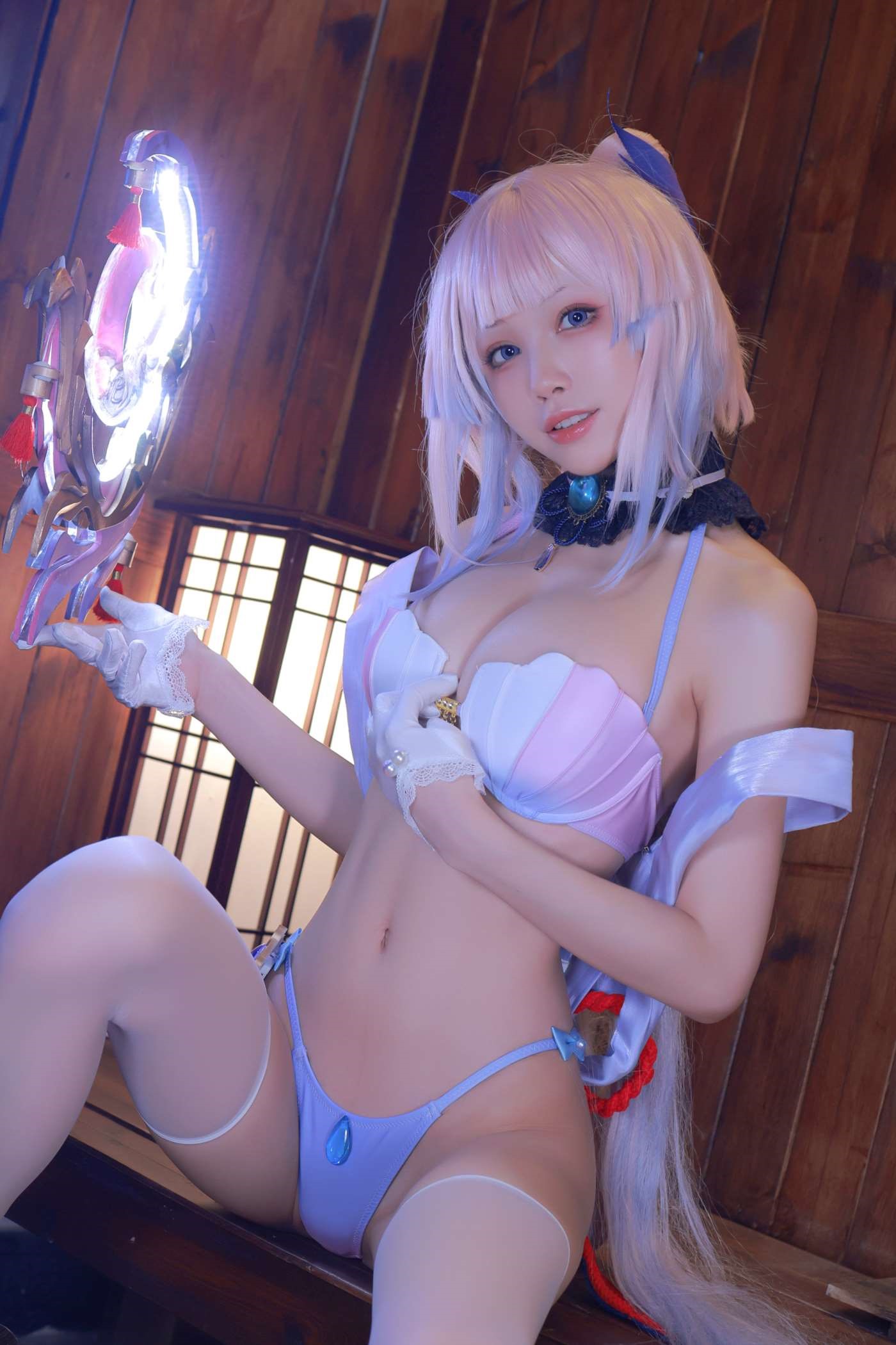 水淼aqua NO.121 Fantia 2021年11月-2022年10月套图合集(25套) [2022-02-16] 心海（part2)[33P]插图8