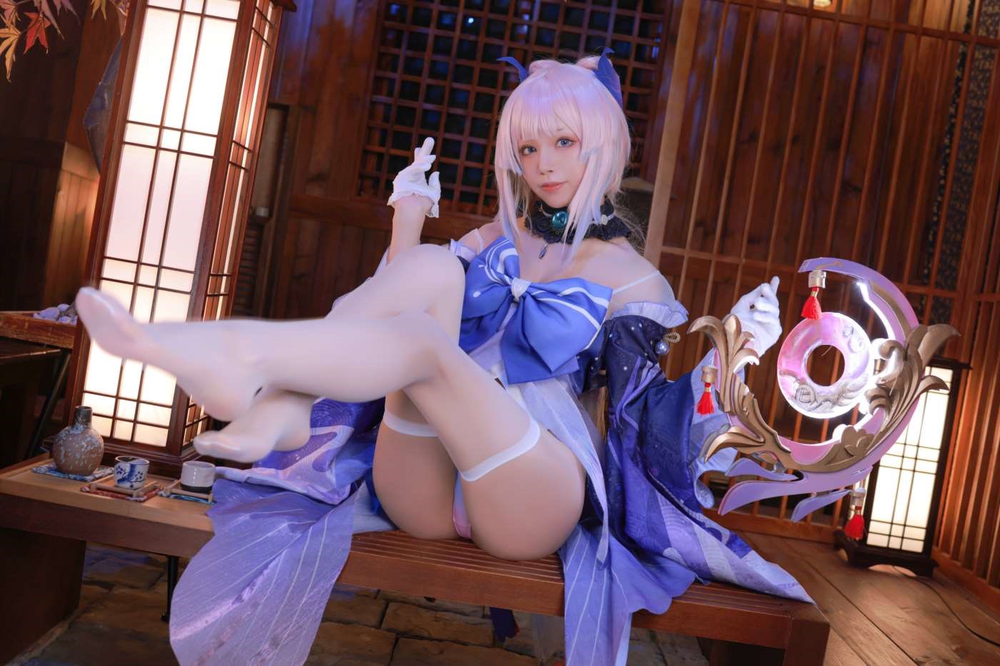 水淼aqua NO.121 Fantia 2021年11月-2022年10月套图合集(25套) [2022-01-31] 珊瑚宮心海（part1）[32P]插图2