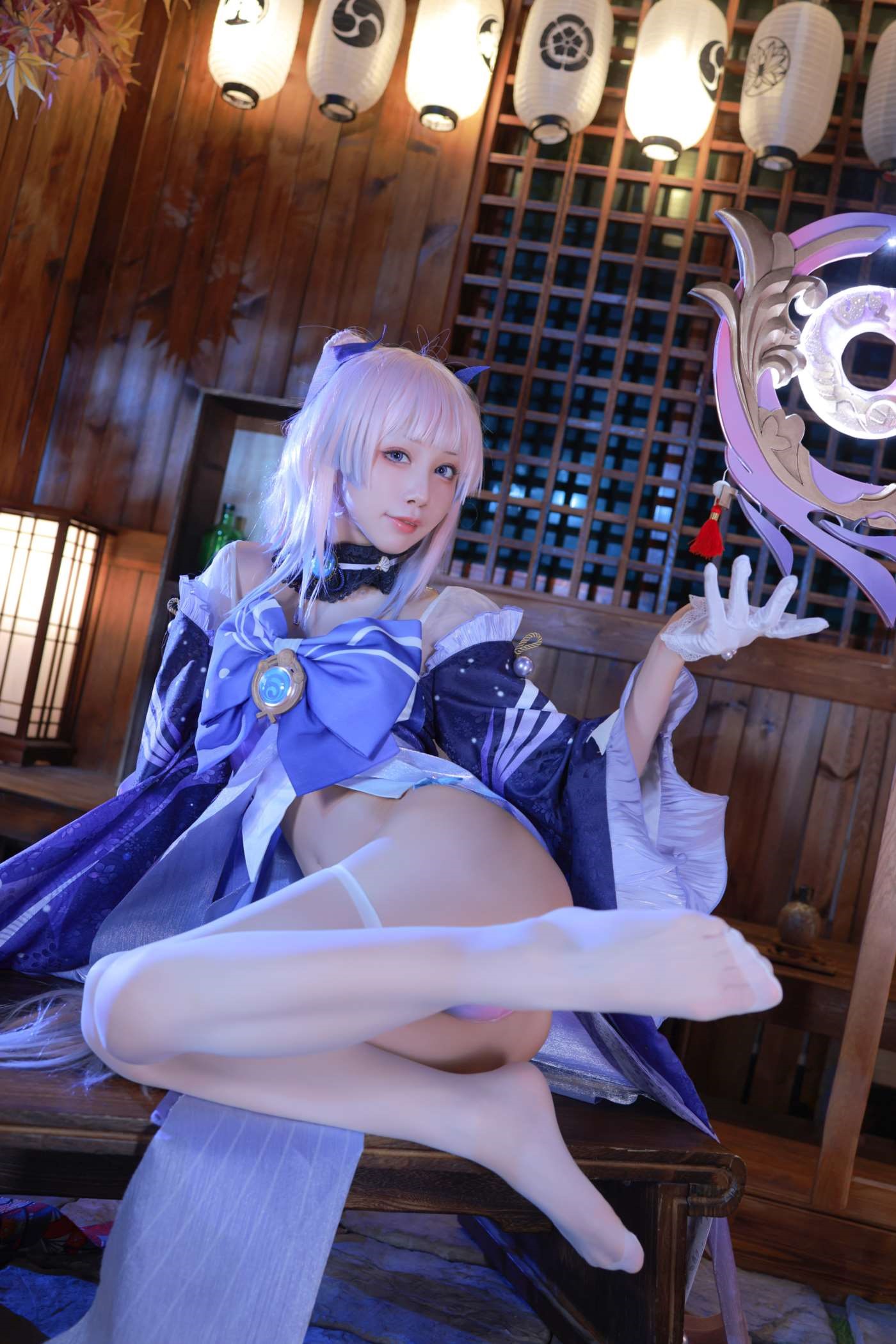 水淼aqua NO.121 Fantia 2021年11月-2022年10月套图合集(25套) [2022-01-31] 珊瑚宮心海（part1）[32P]插图5