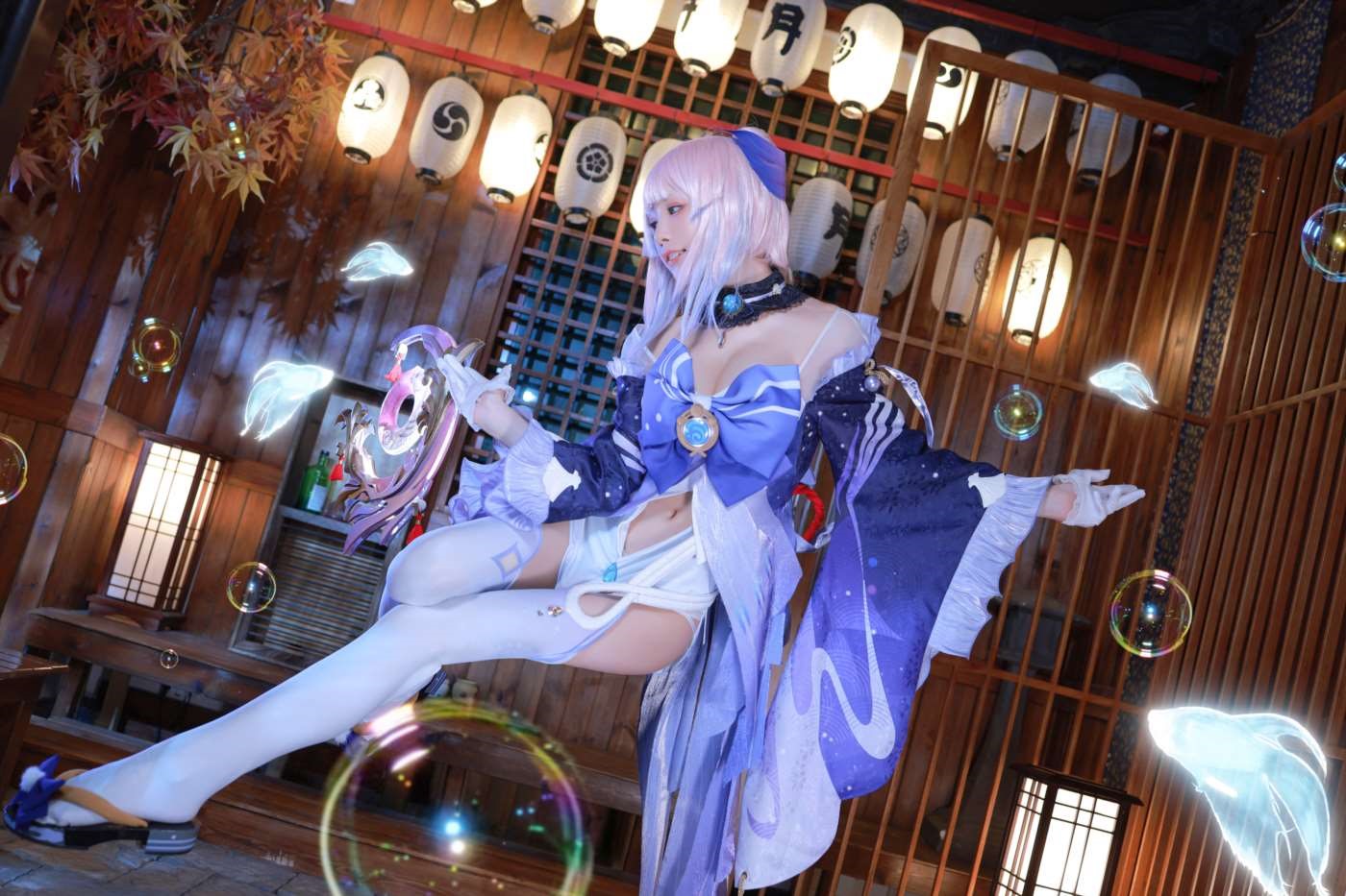水淼aqua NO.121 Fantia 2021年11月-2022年10月套图合集(25套) [2022-01-31] 珊瑚宮心海（part1）[32P]插图2