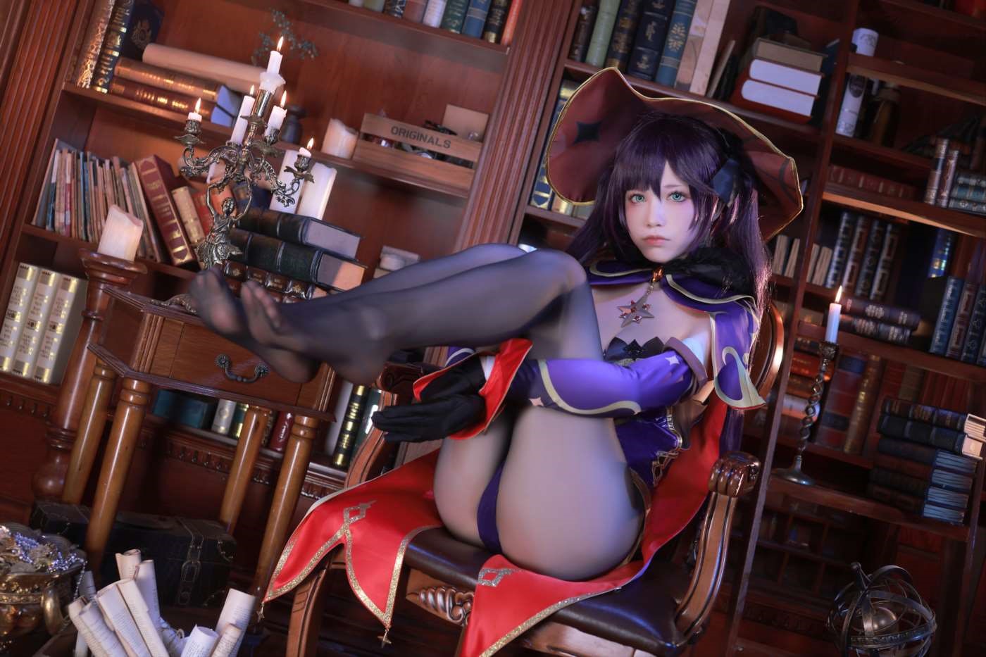 水淼aqua NO.120 原神莫娜 [74P]插图5