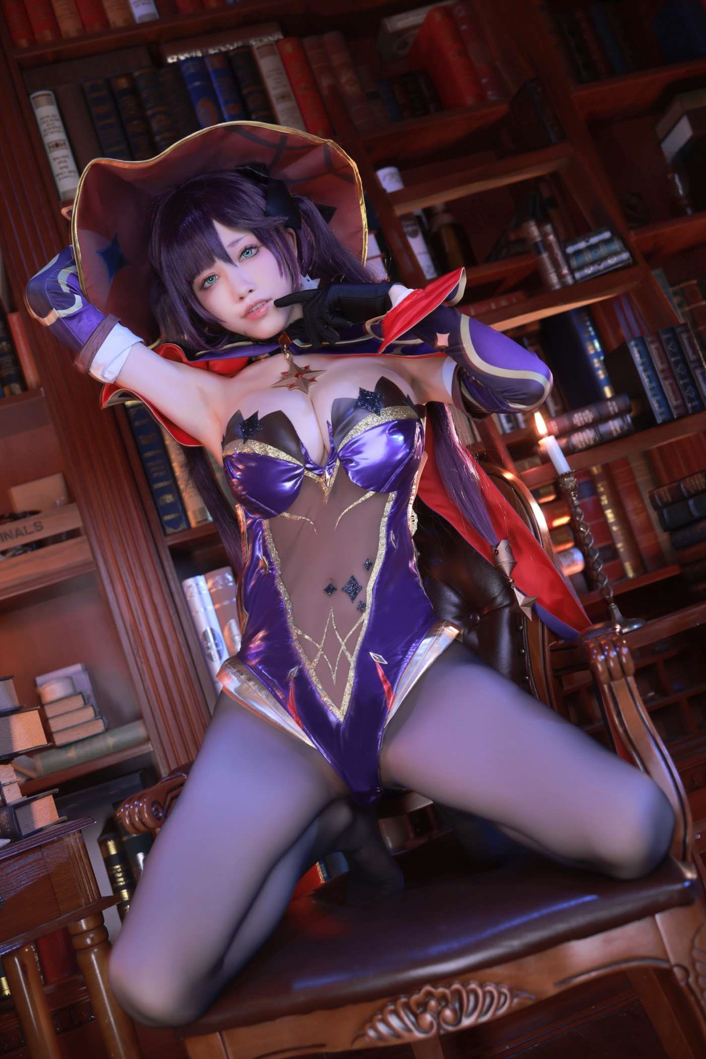 水淼aqua NO.120 原神莫娜 [74P]插图9