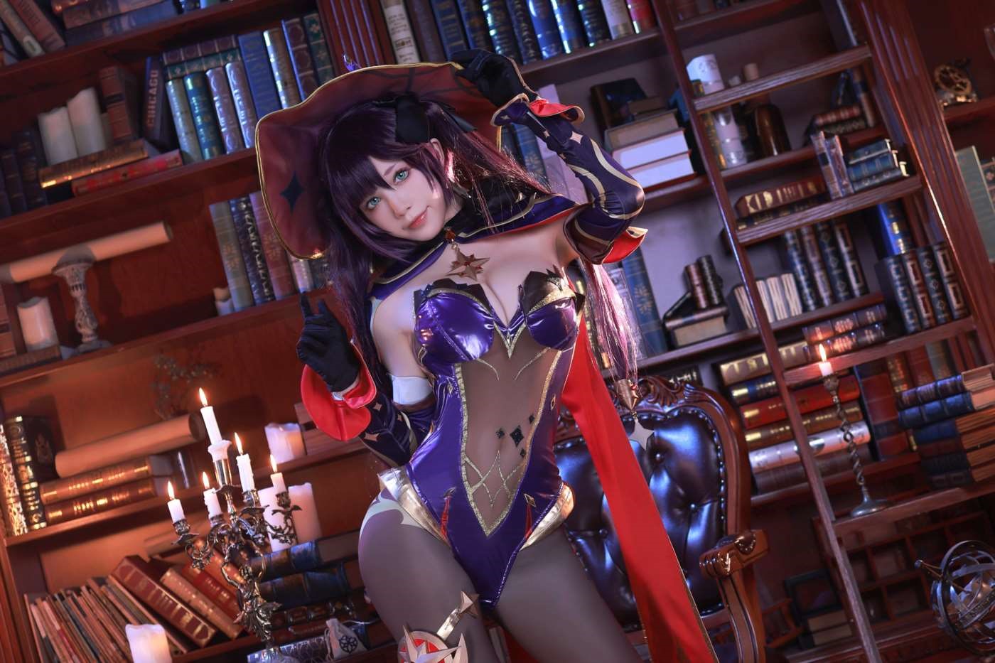水淼aqua NO.120 原神莫娜 [74P]插图8