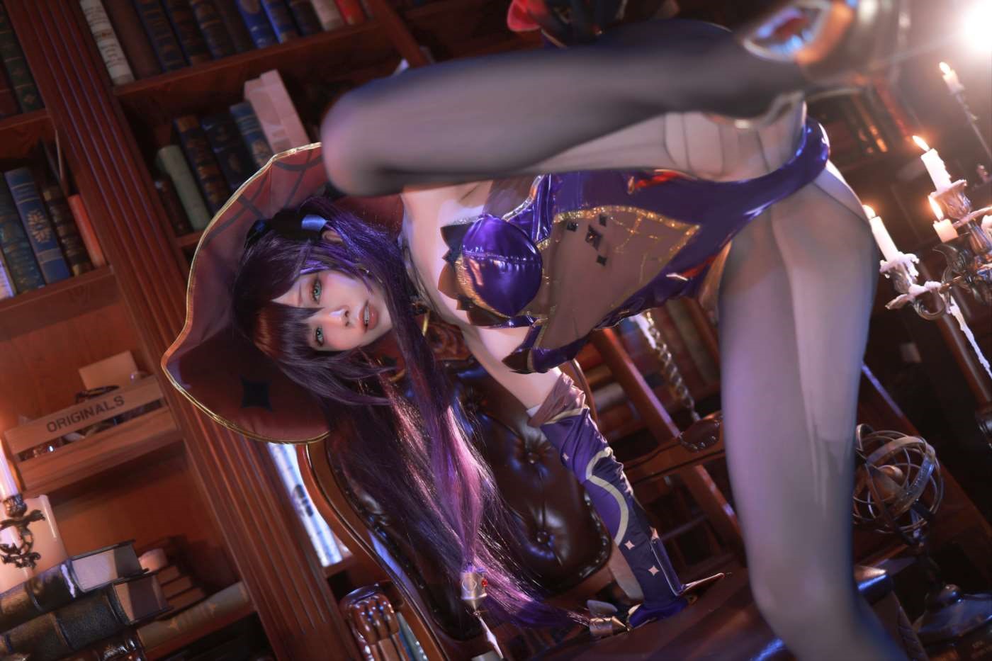 水淼aqua NO.120 原神莫娜 [74P]插图8