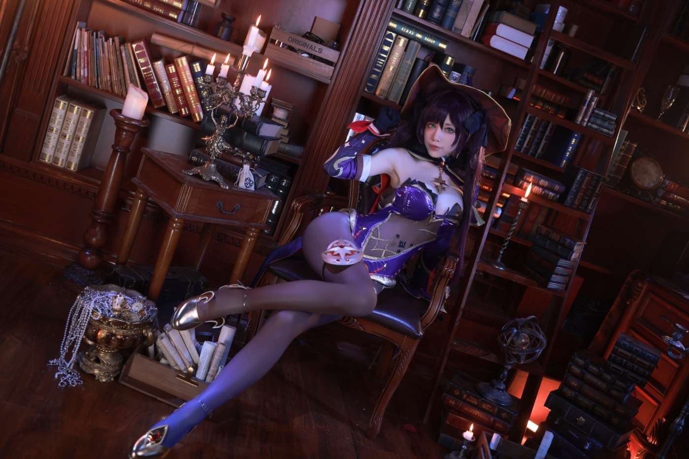 水淼aqua NO.120 原神莫娜 [74P]插图2