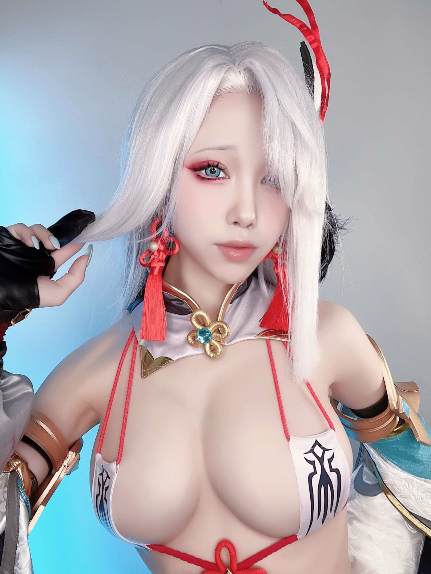 水淼aqua NO.121 Fantia 2021年11月-2022年10月套图合集(25套) [2022-03-23] 申鶴 oc[27P]插图6