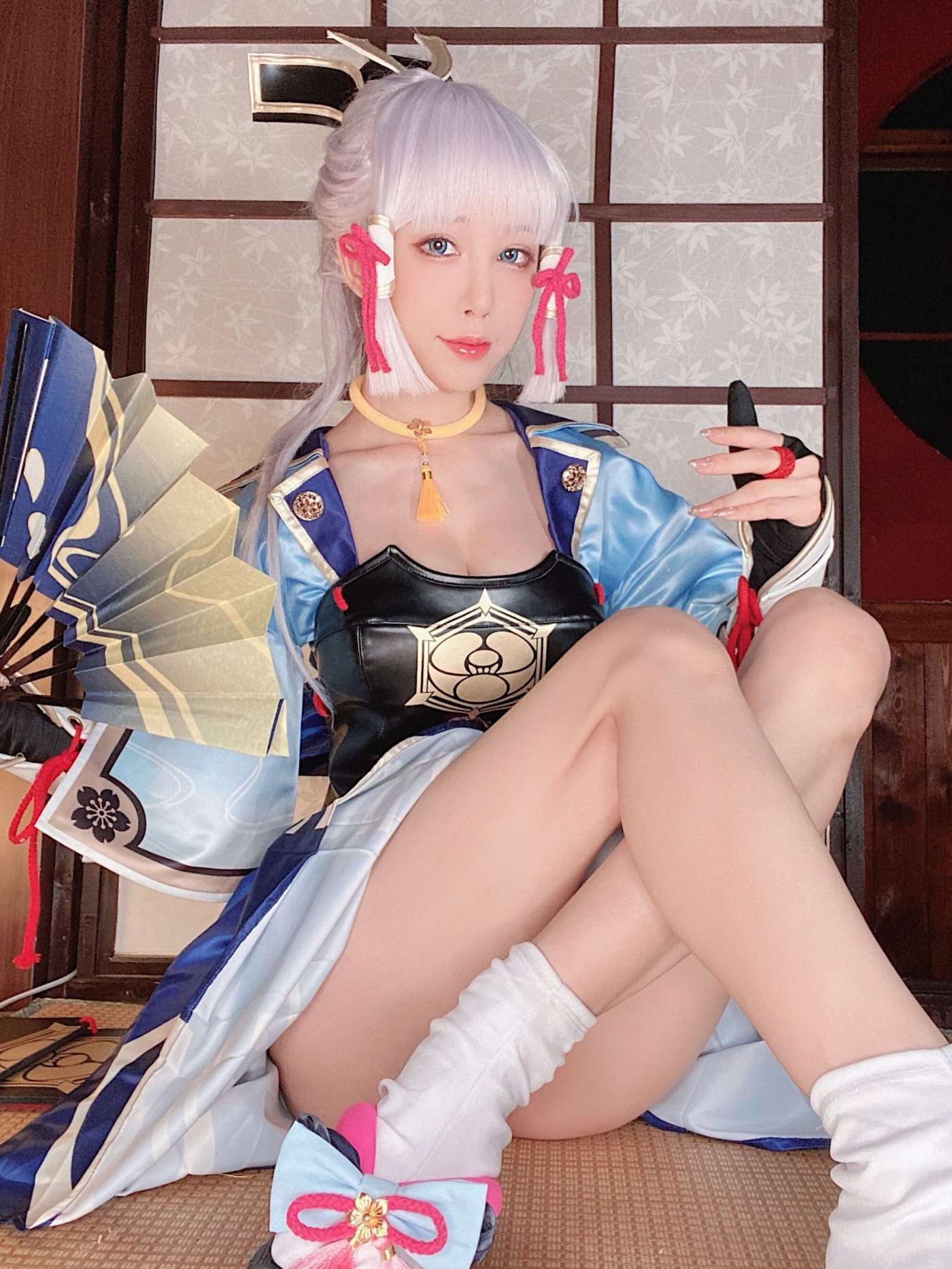 水淼aqua NO.099 神里绫华自拍[9P]插图7