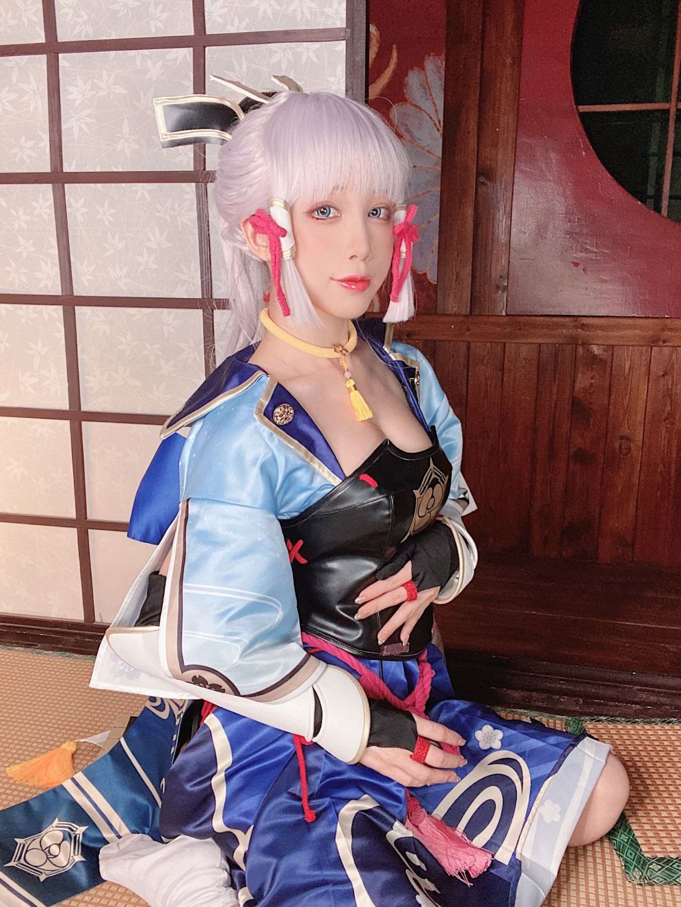 水淼aqua NO.099 神里绫华自拍[9P]插图8