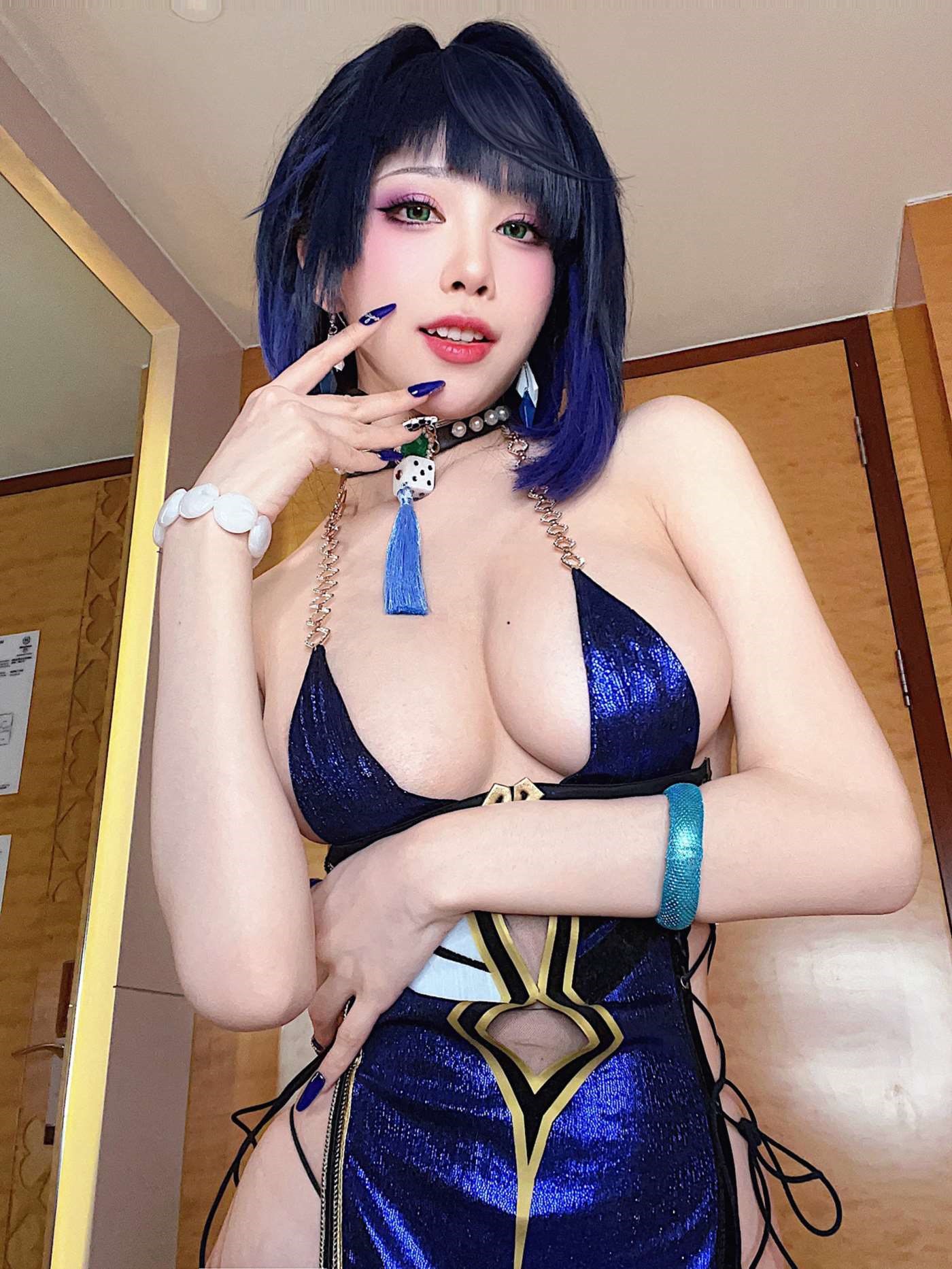 水淼aqua NO.136 Fantia 2023年02月套图 夜阑 [22P]插图9