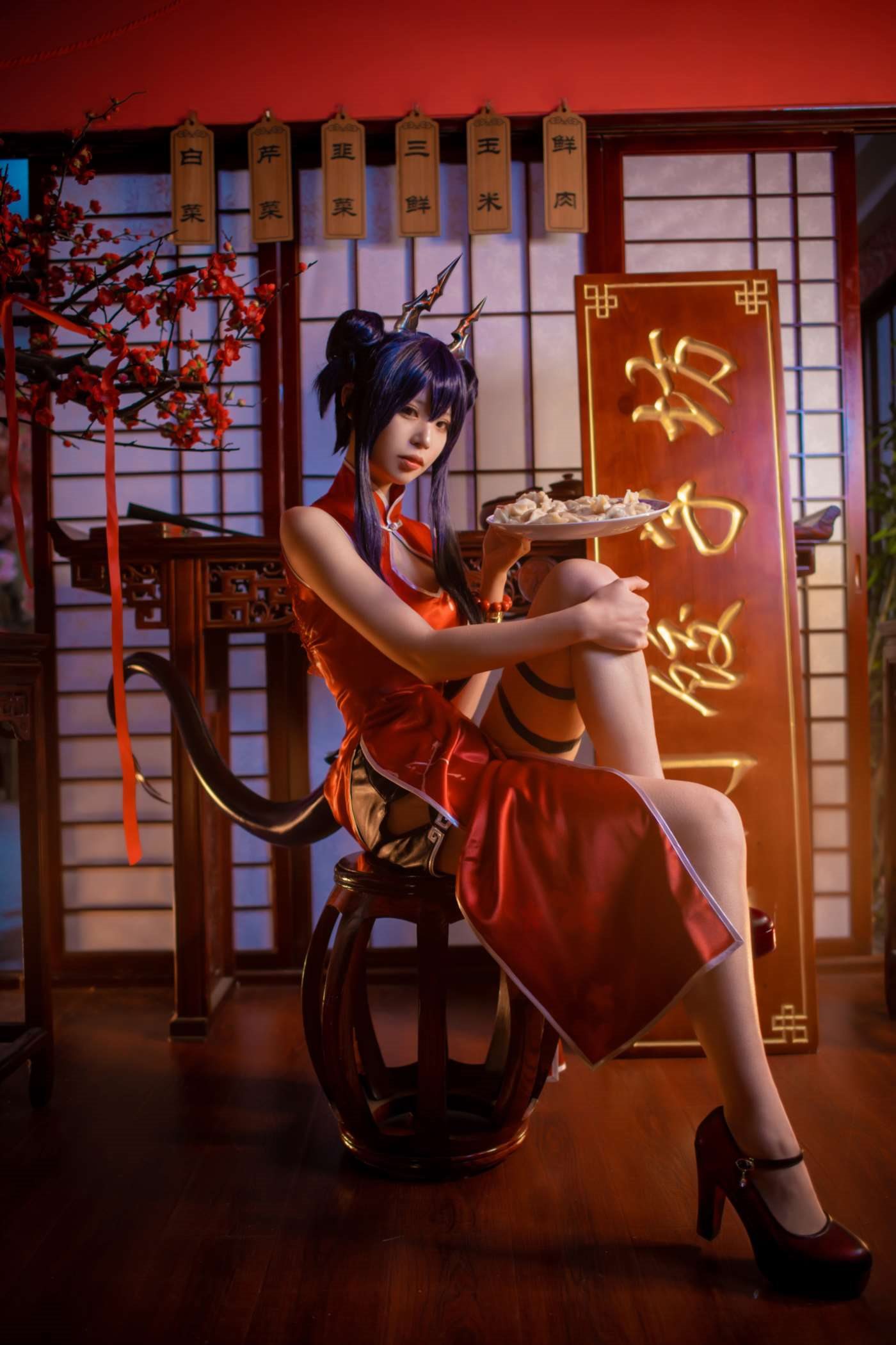 爱老师_PhD  明日方舟 岁红霞 陈cos [13P]插图5