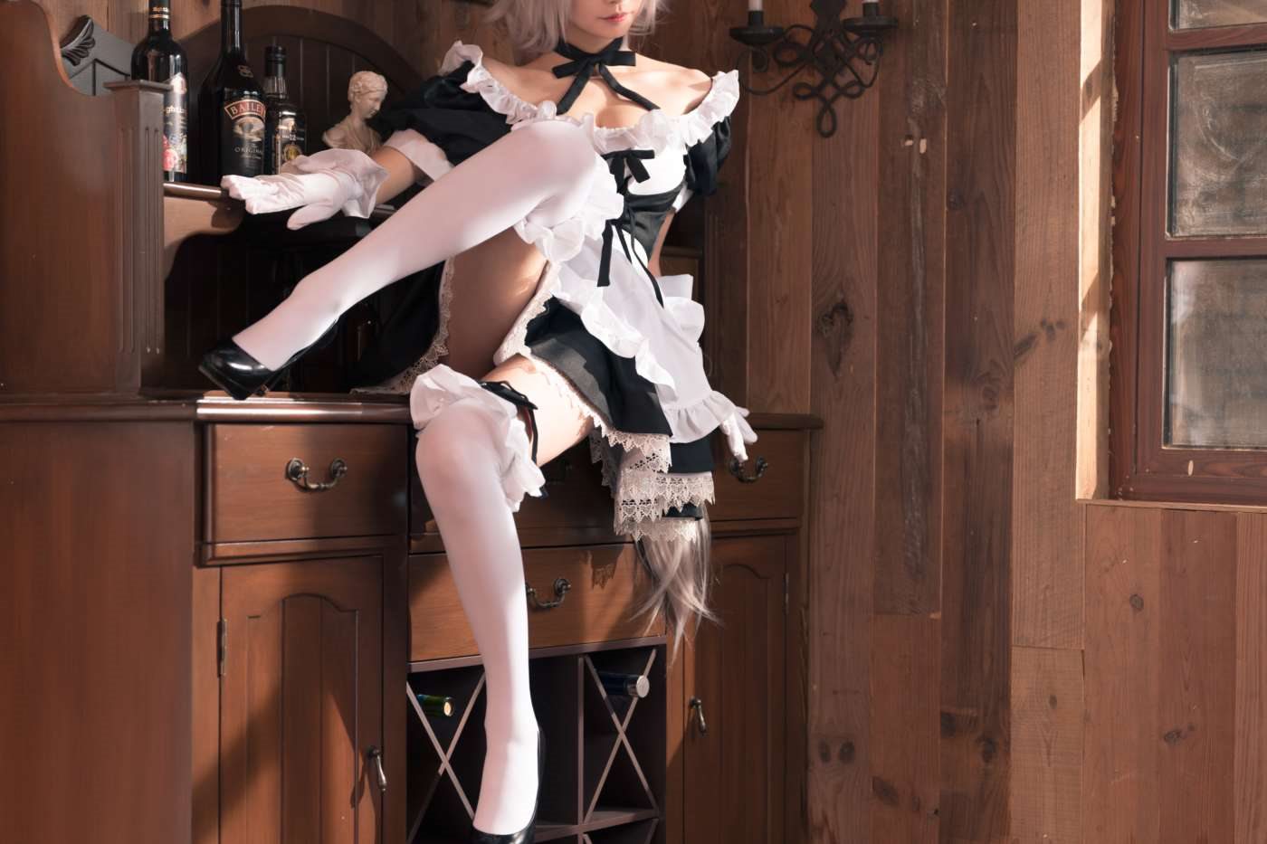 爱老师_PhD  黑贞德 GK手办女仆 [14P]插图6