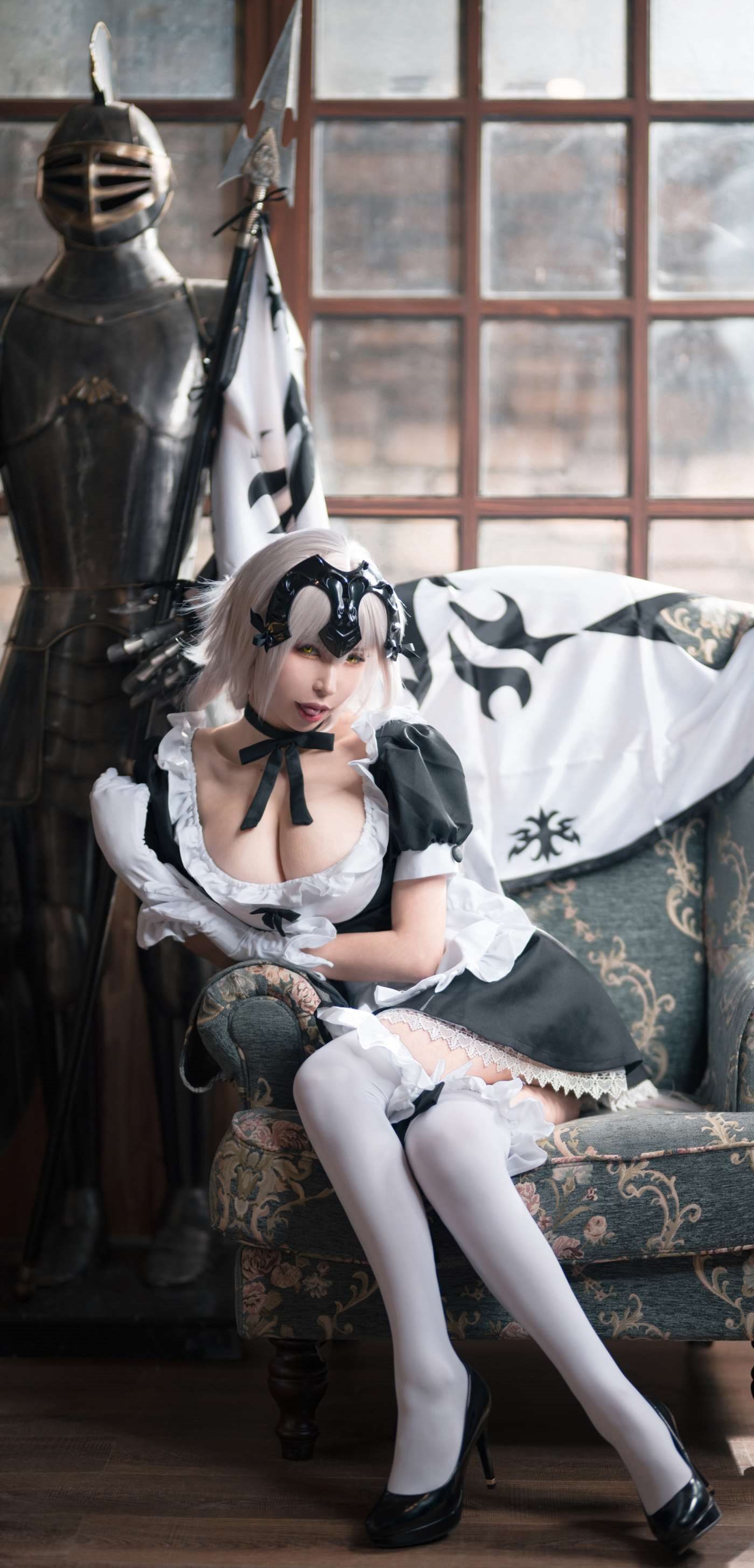 爱老师_PhD  黑贞德 GK手办女仆 [14P]插图8