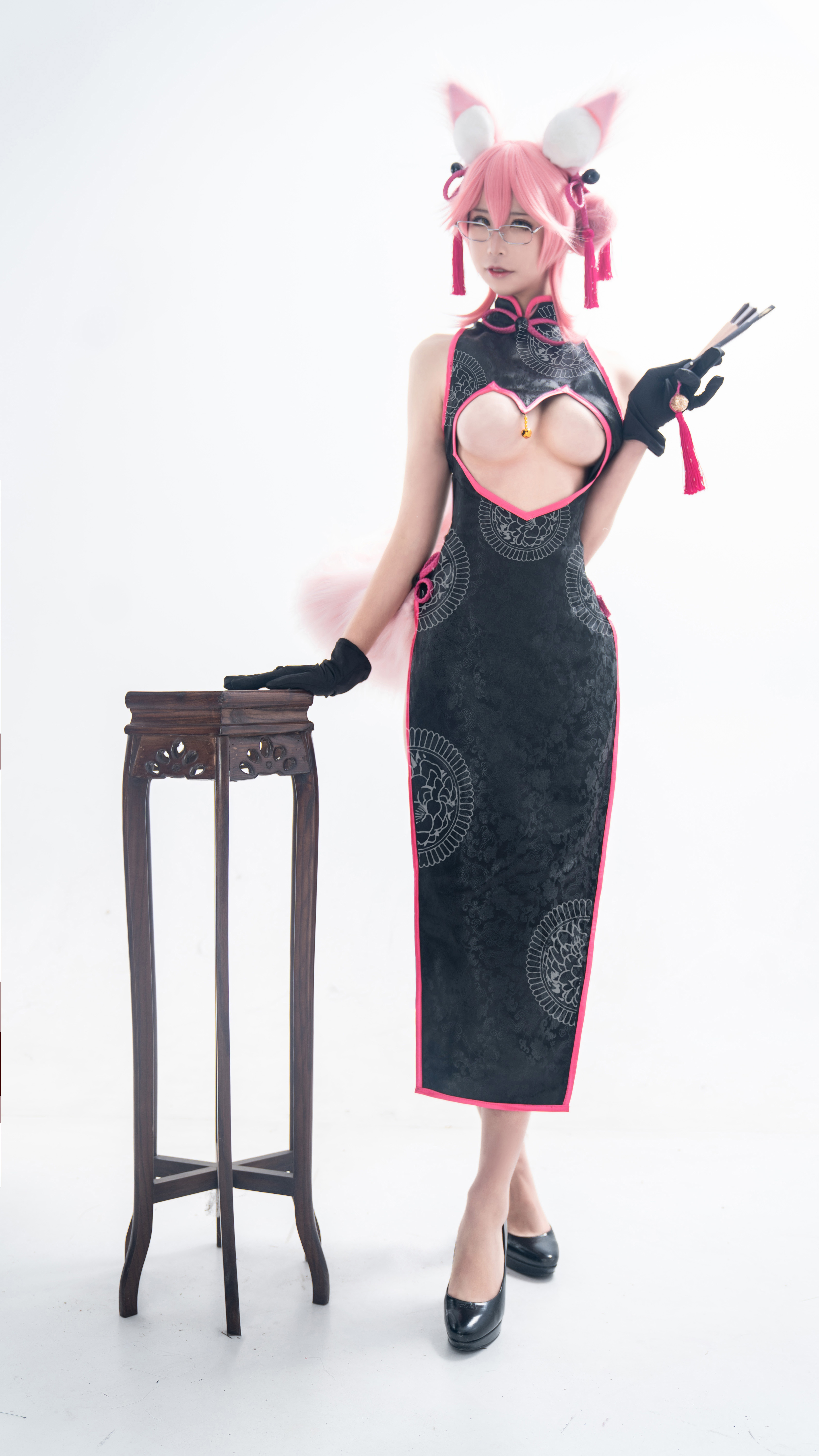 爱老师_PhD  玉藻前 旗袍 [14P]插图8
