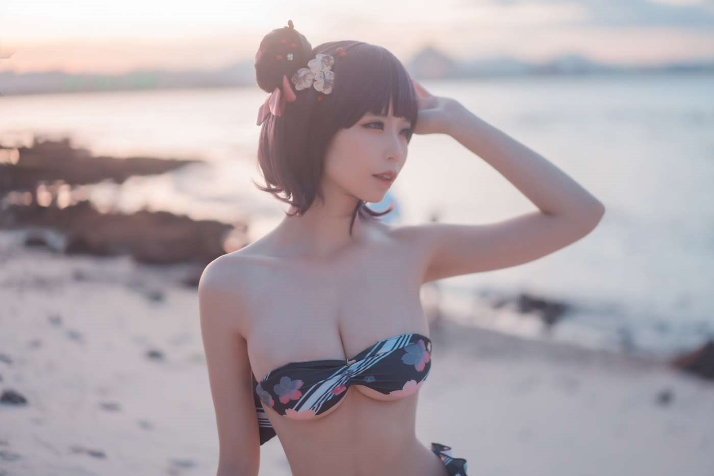 爱老师_PhD  葛饰北斋 泳装 [15P]插图7