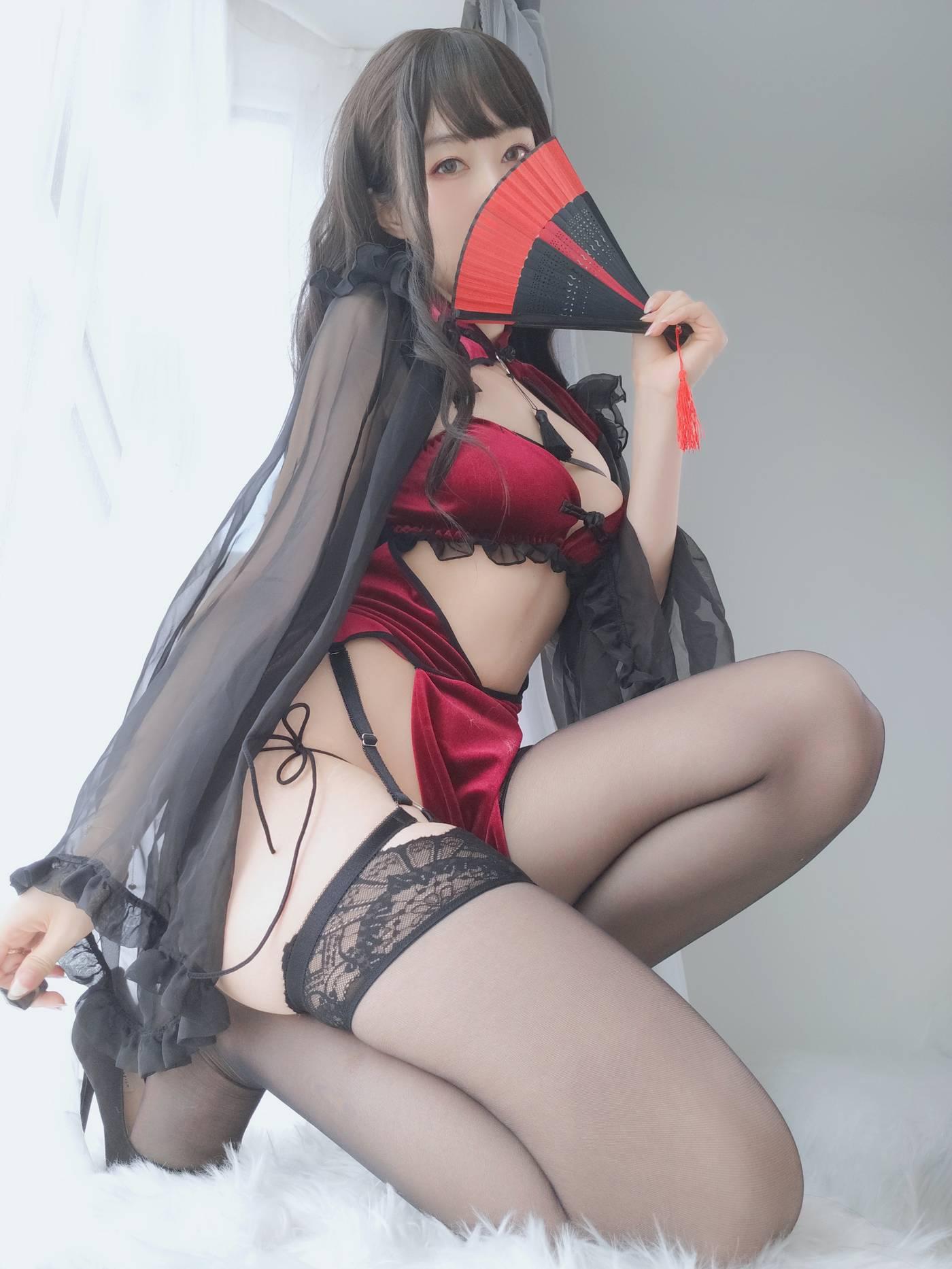 白银81 – NO.42 红丝绒旗袍 [115P]插图3