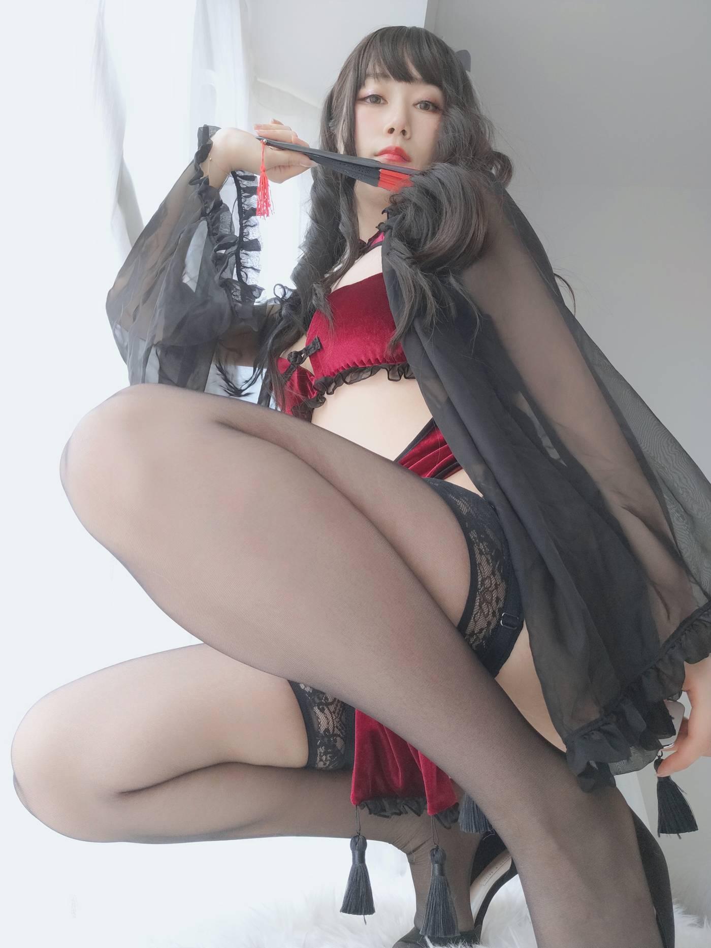 白银81 – NO.42 红丝绒旗袍 [115P]插图5