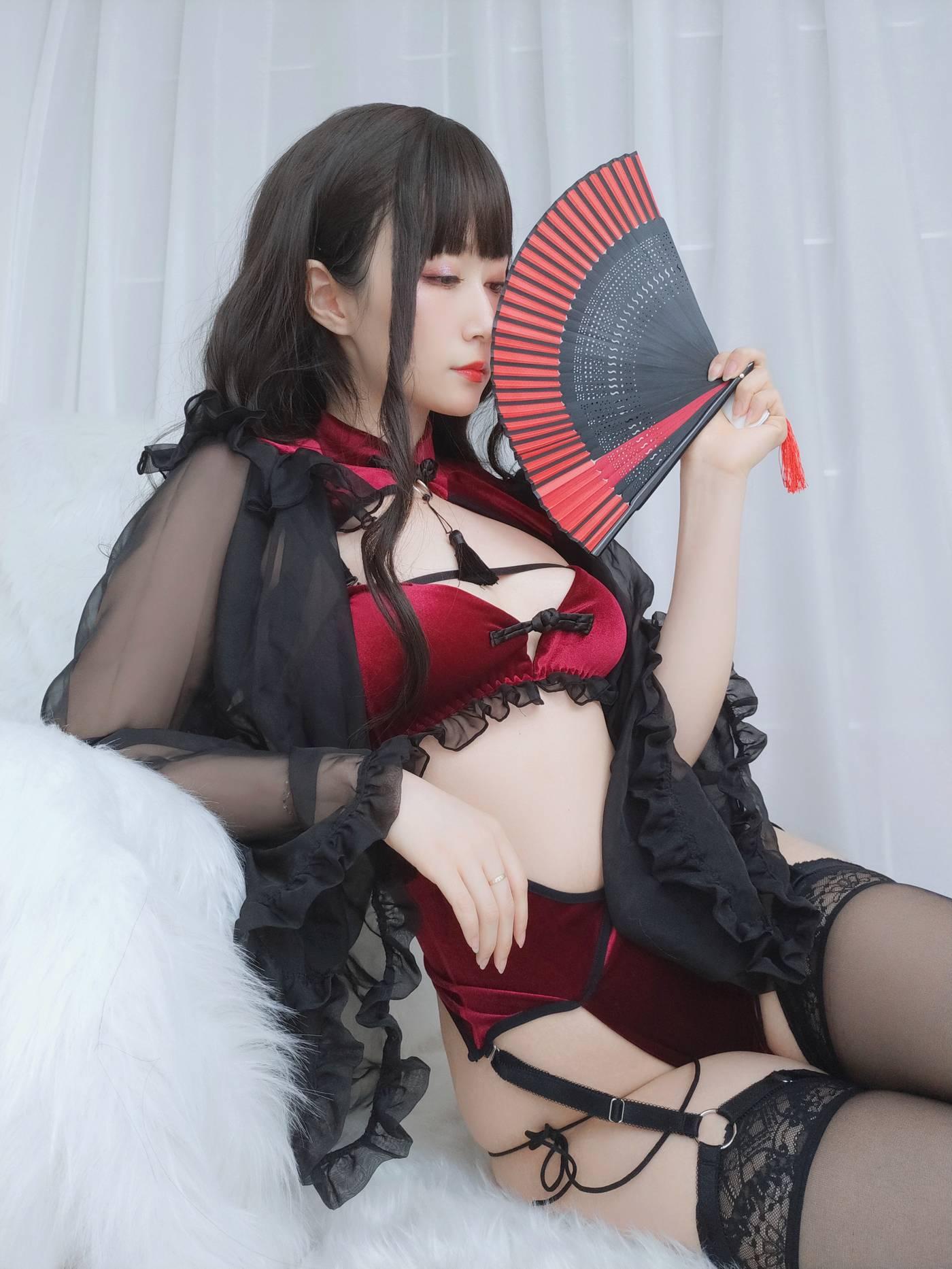白银81 – NO.42 红丝绒旗袍 [115P]插图9