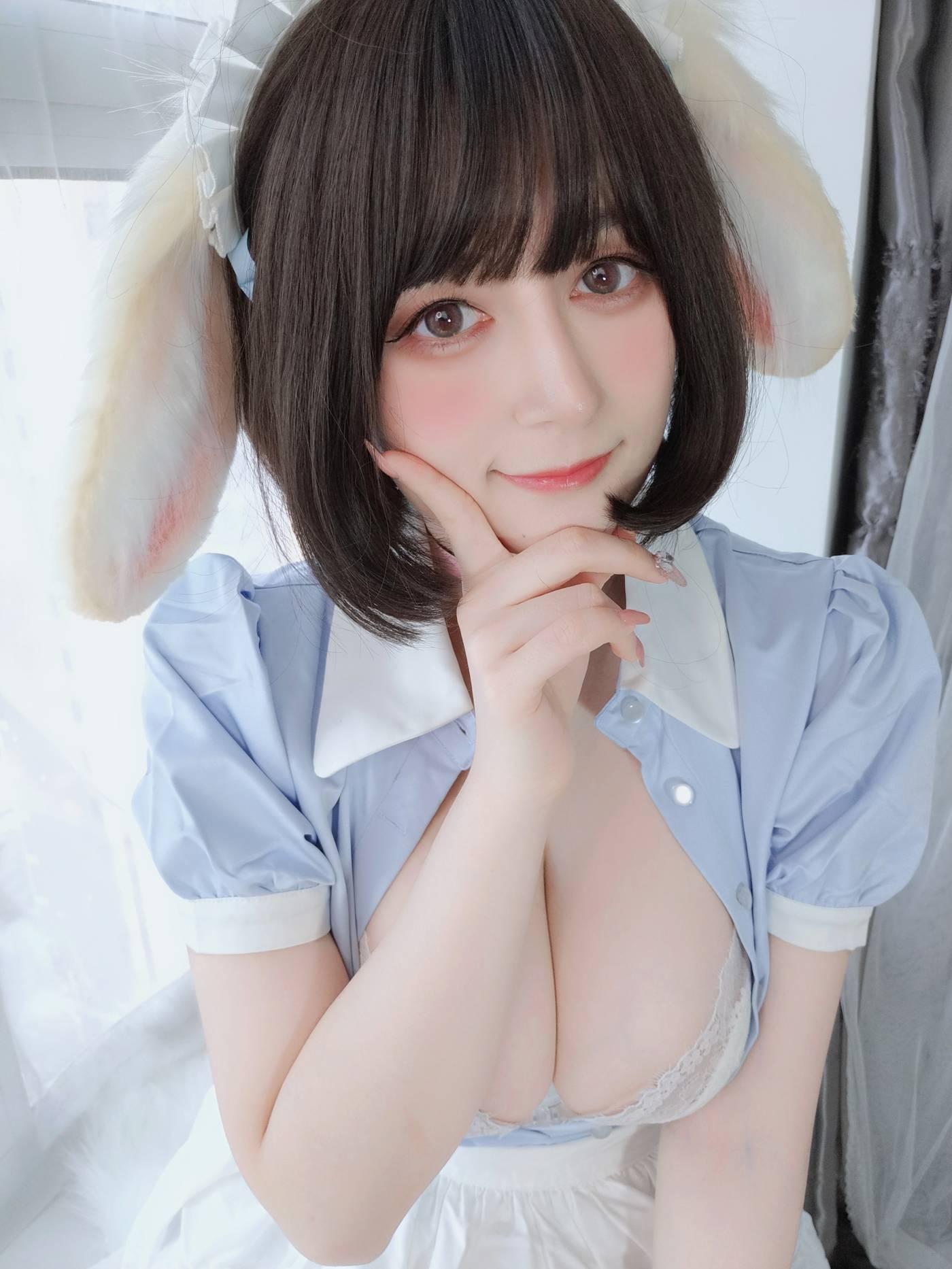 白银81 – NO.80 2022年02月会员合集 (全16期) -2022-02-23 巨乳兔的女仆[16P]插图8