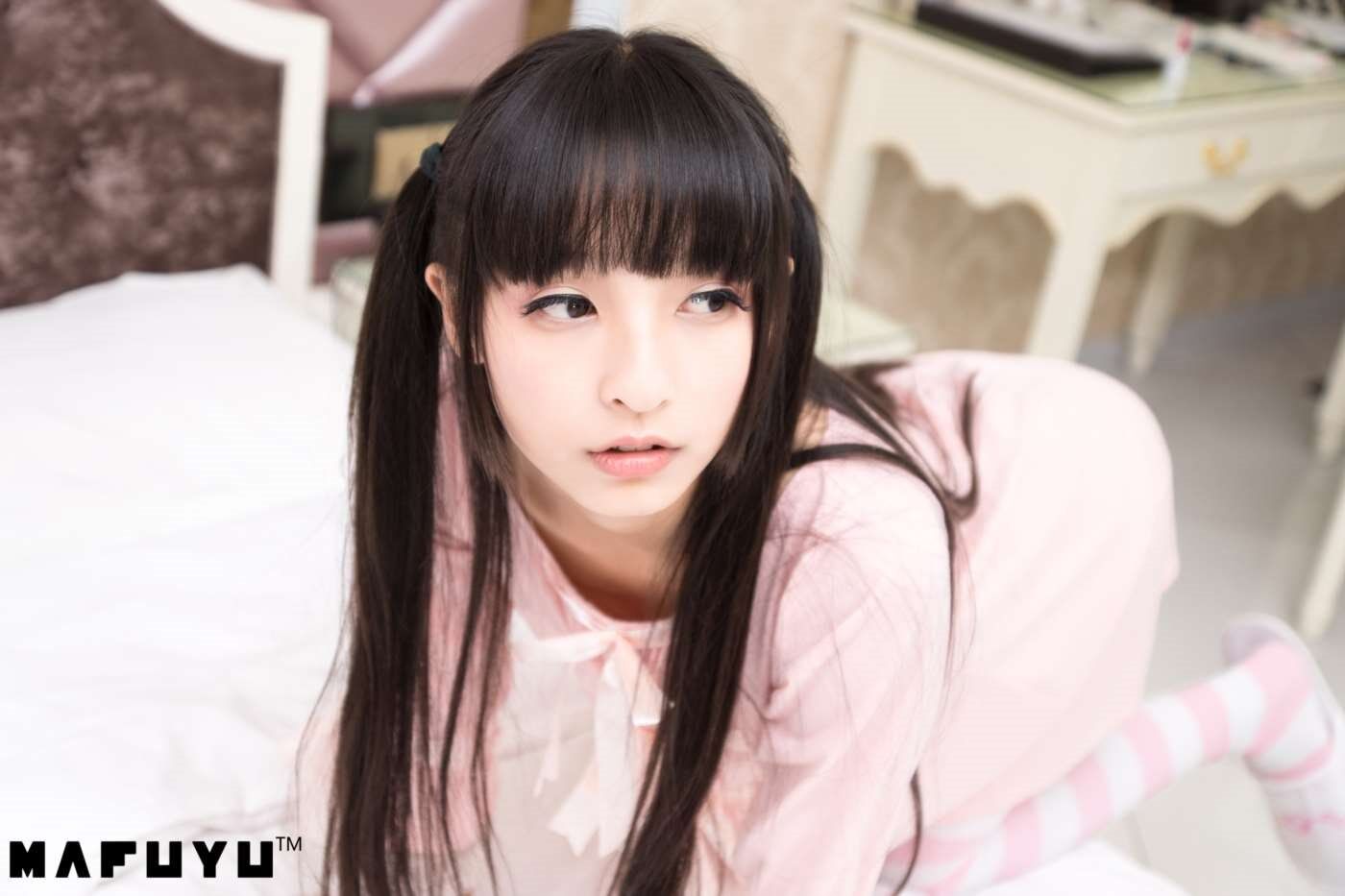 神楽坂真冬  粉白条纹系列 [106P]插图4