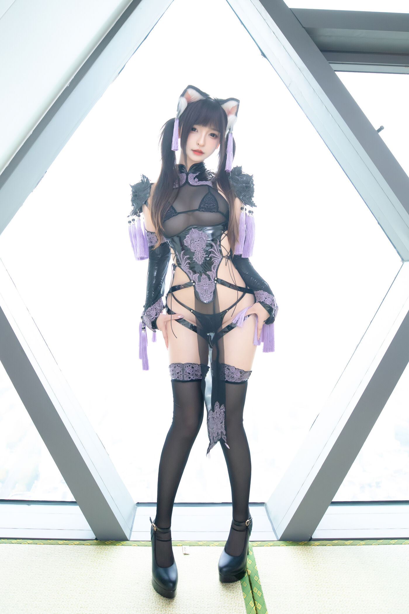 神楽坂真冬  旗袍猫女 [75P]插图3