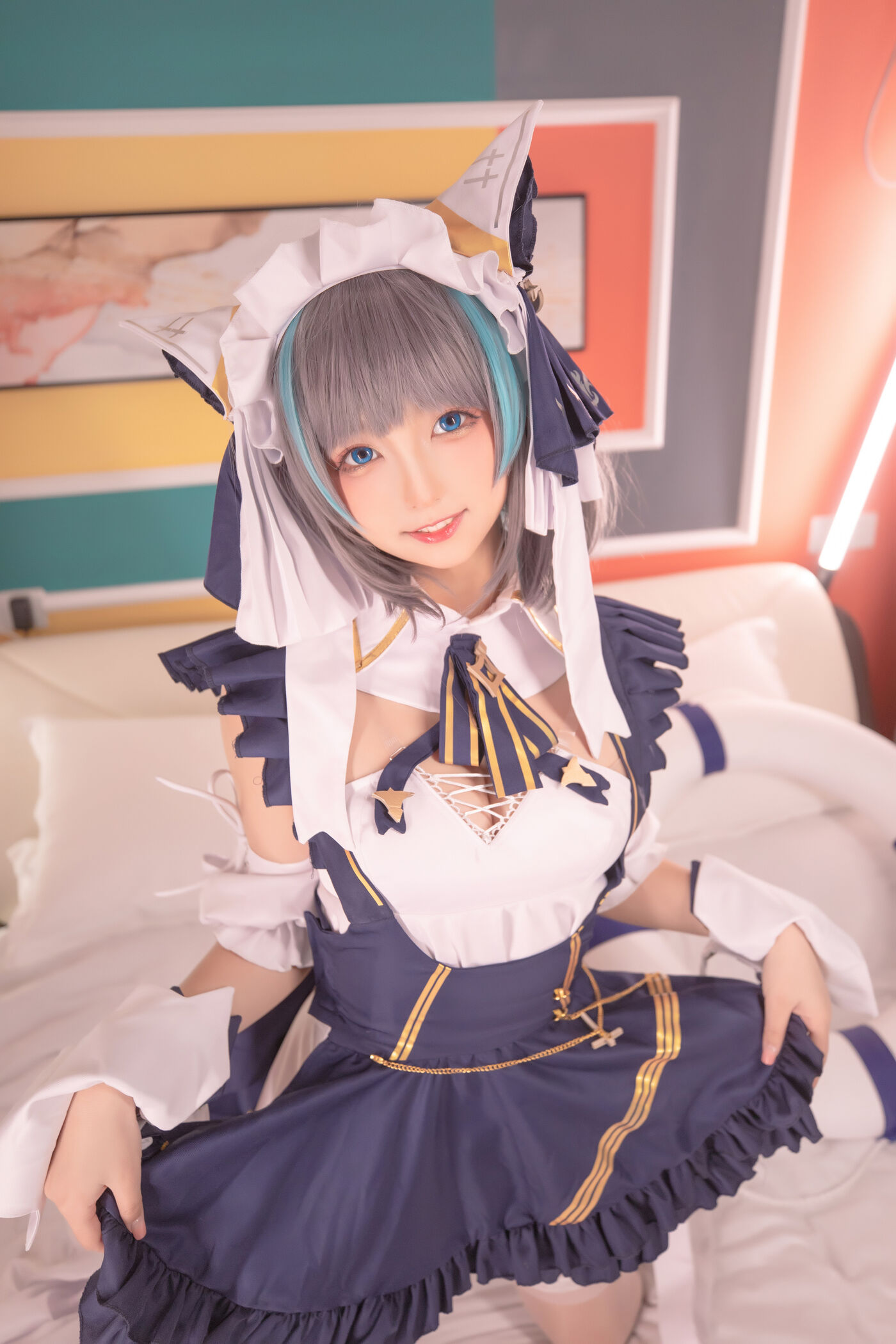 神楽坂真冬  柴郡cos《纯色庭院》 [150P]插图6