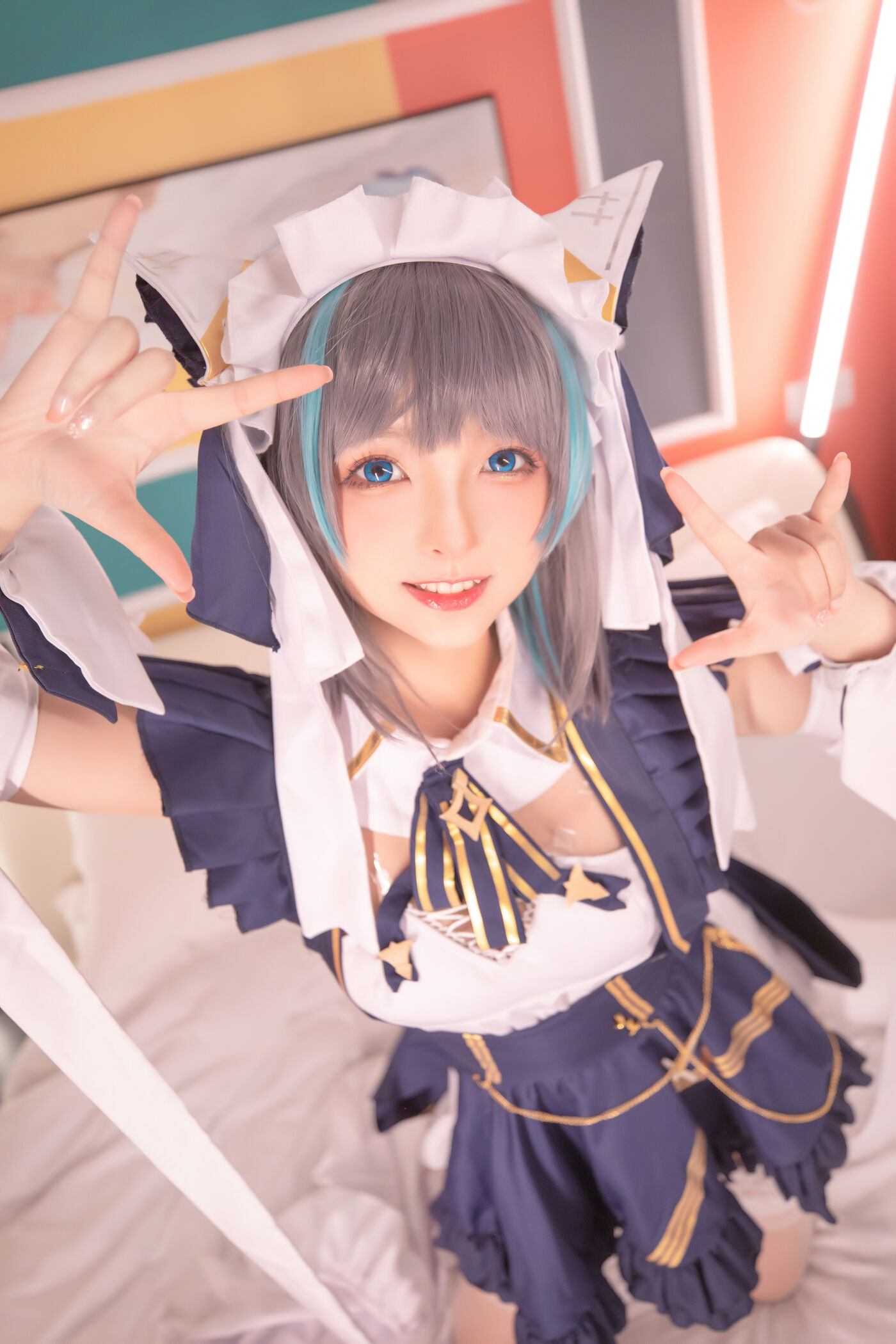 神楽坂真冬  柴郡cos《纯色庭院》 [150P]插图7